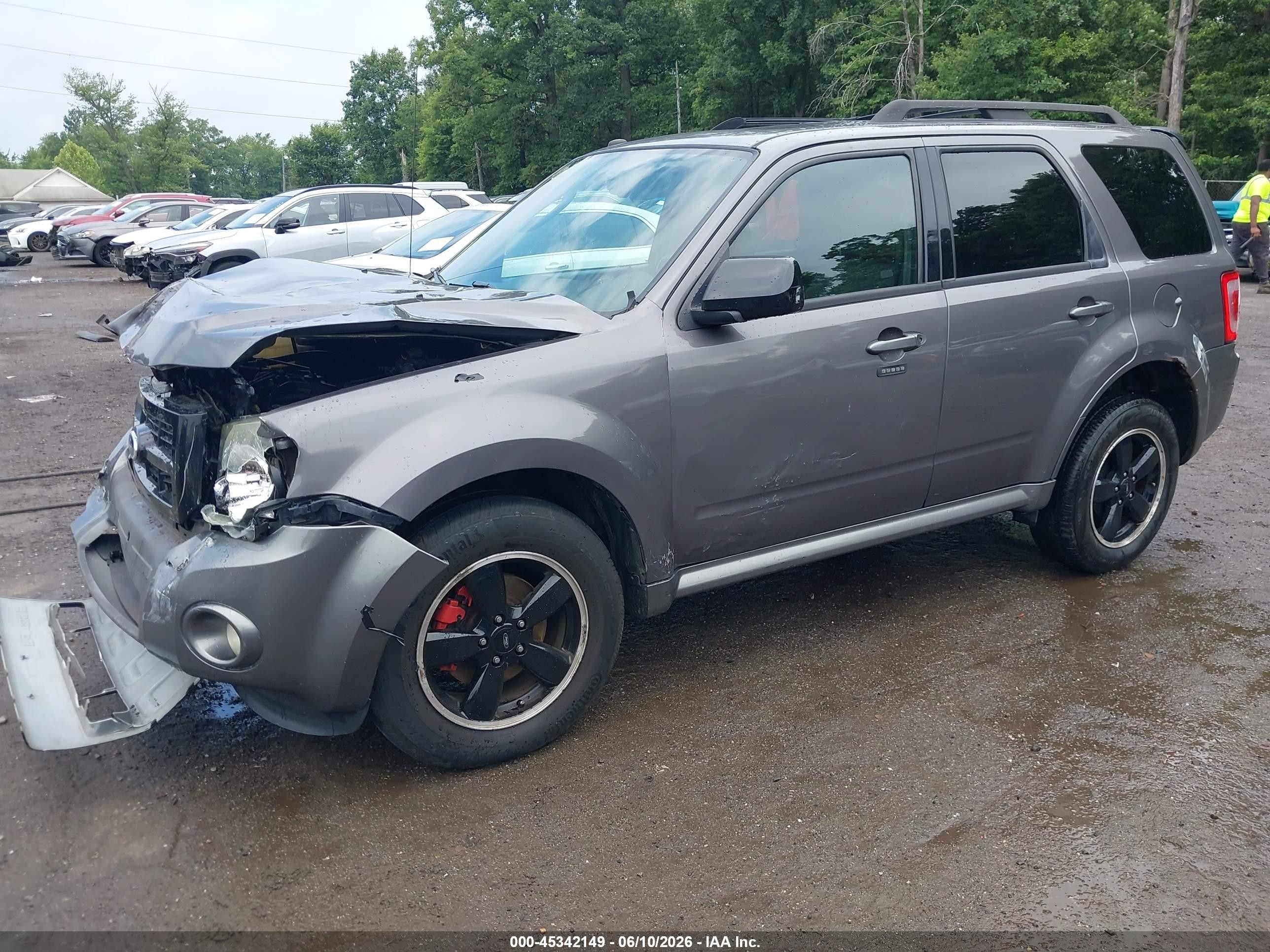 2011 Ford Escape Xlt Gray vin: 1FMCU0D75BKA60822