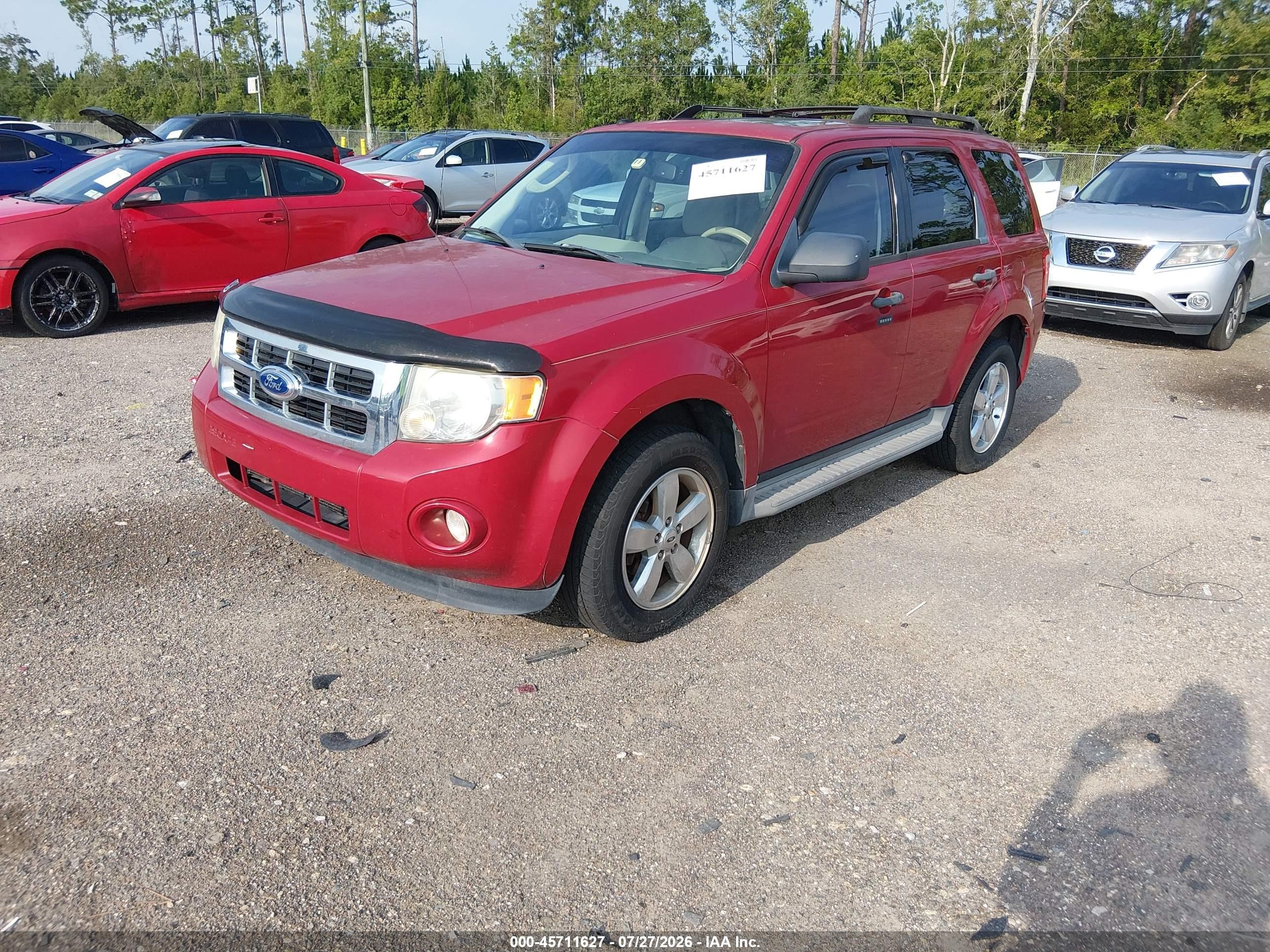 2011 Ford Escape Xlt Red vin: 1FMCU0D75BKB51301