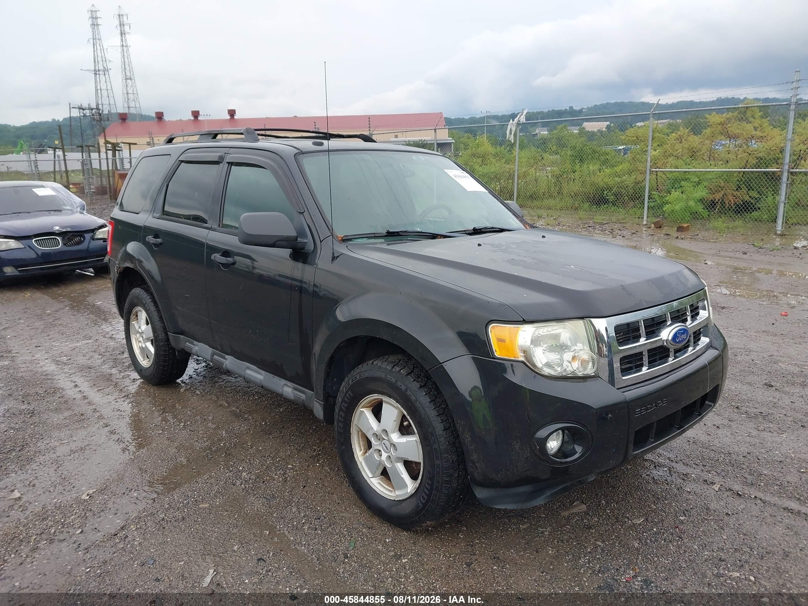 2011 Ford Escape Xlt Black vin: 1FMCU0D75BKB96321