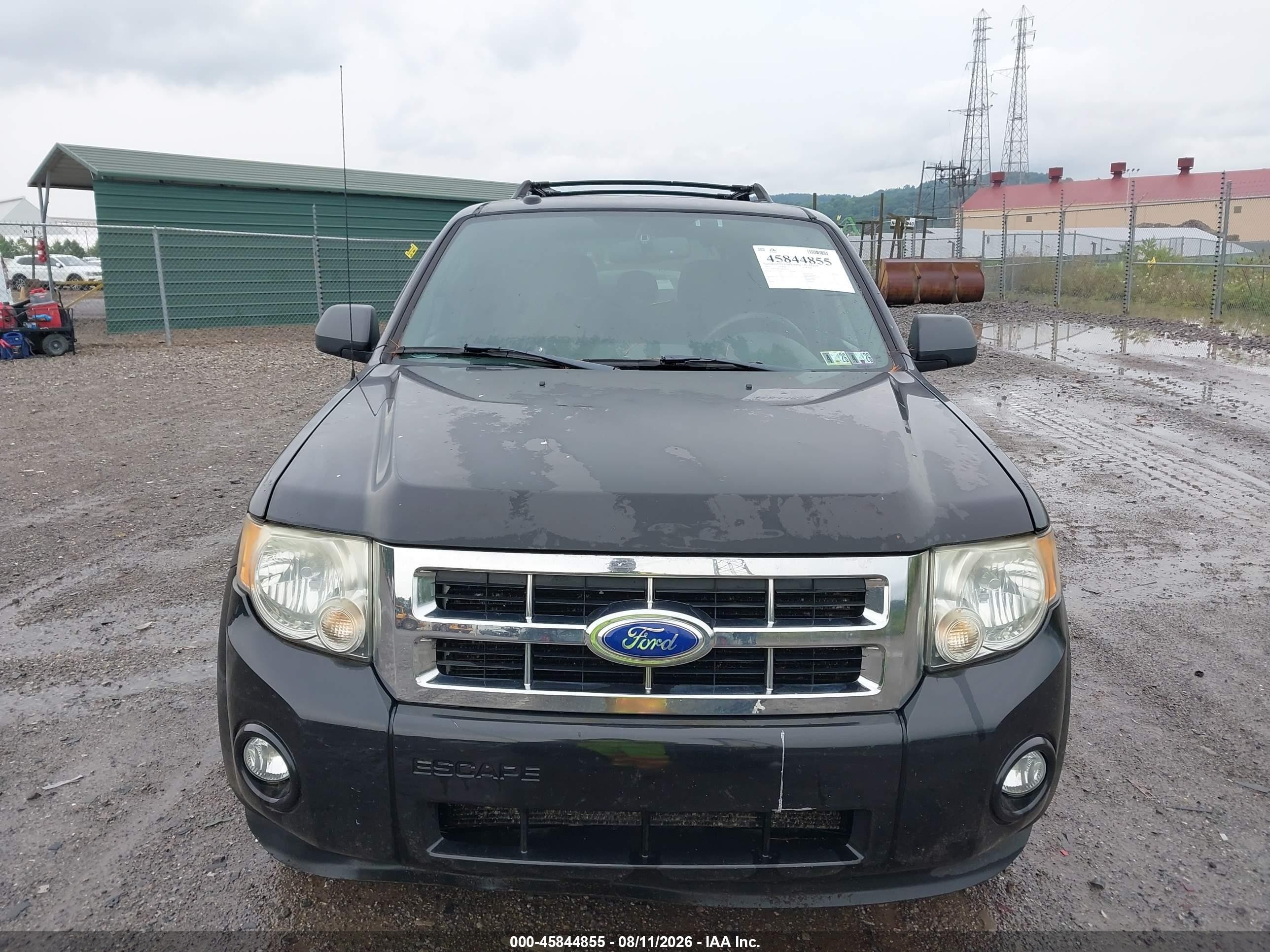 2011 Ford Escape Xlt Черный vin: 1FMCU0D75BKB96321