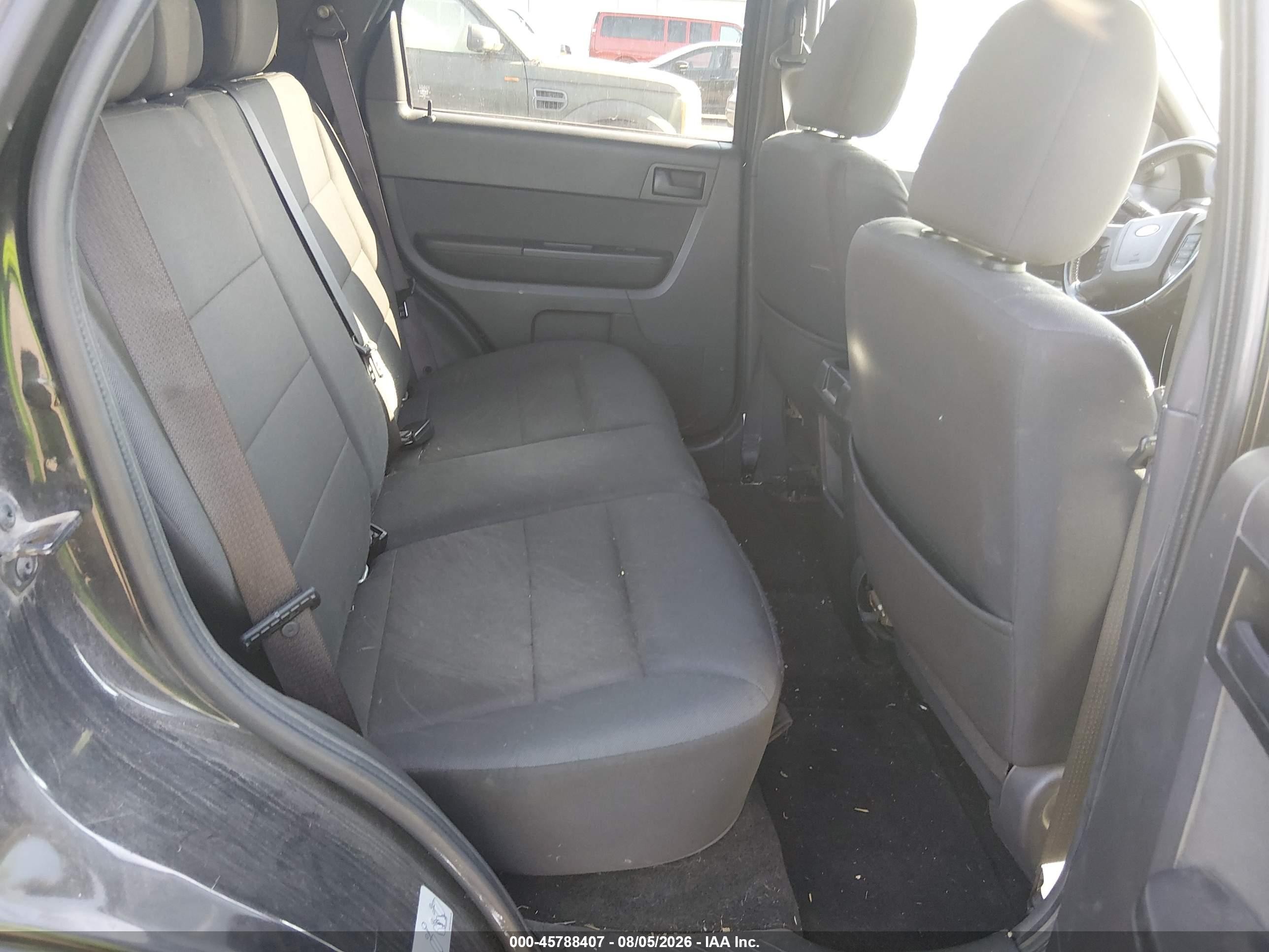 2011 Ford Escape Xlt Black vin: 1FMCU0D75BKC28877