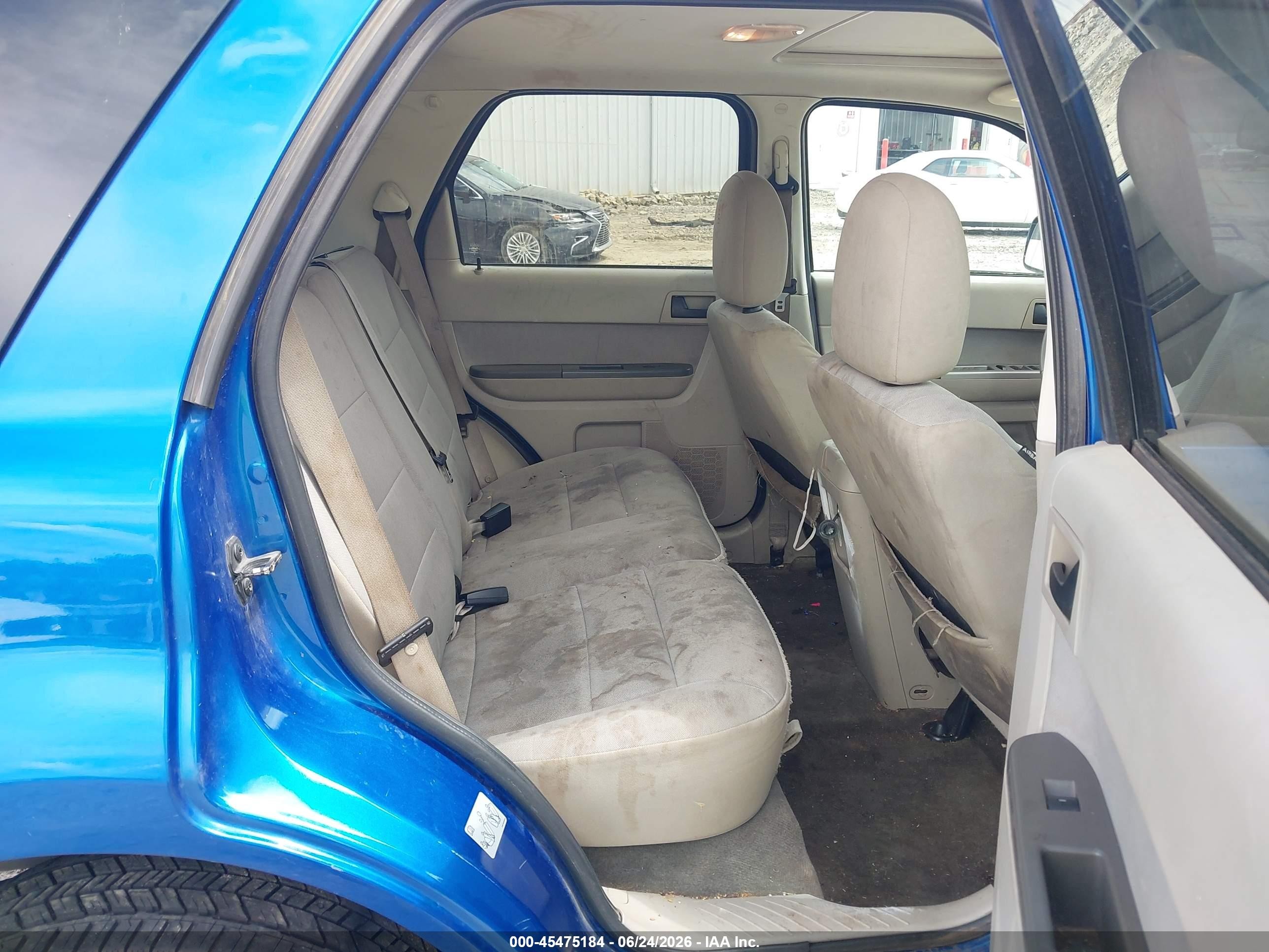 2011 Ford Escape Xlt Blue vin: 1FMCU0D75BKC51169
