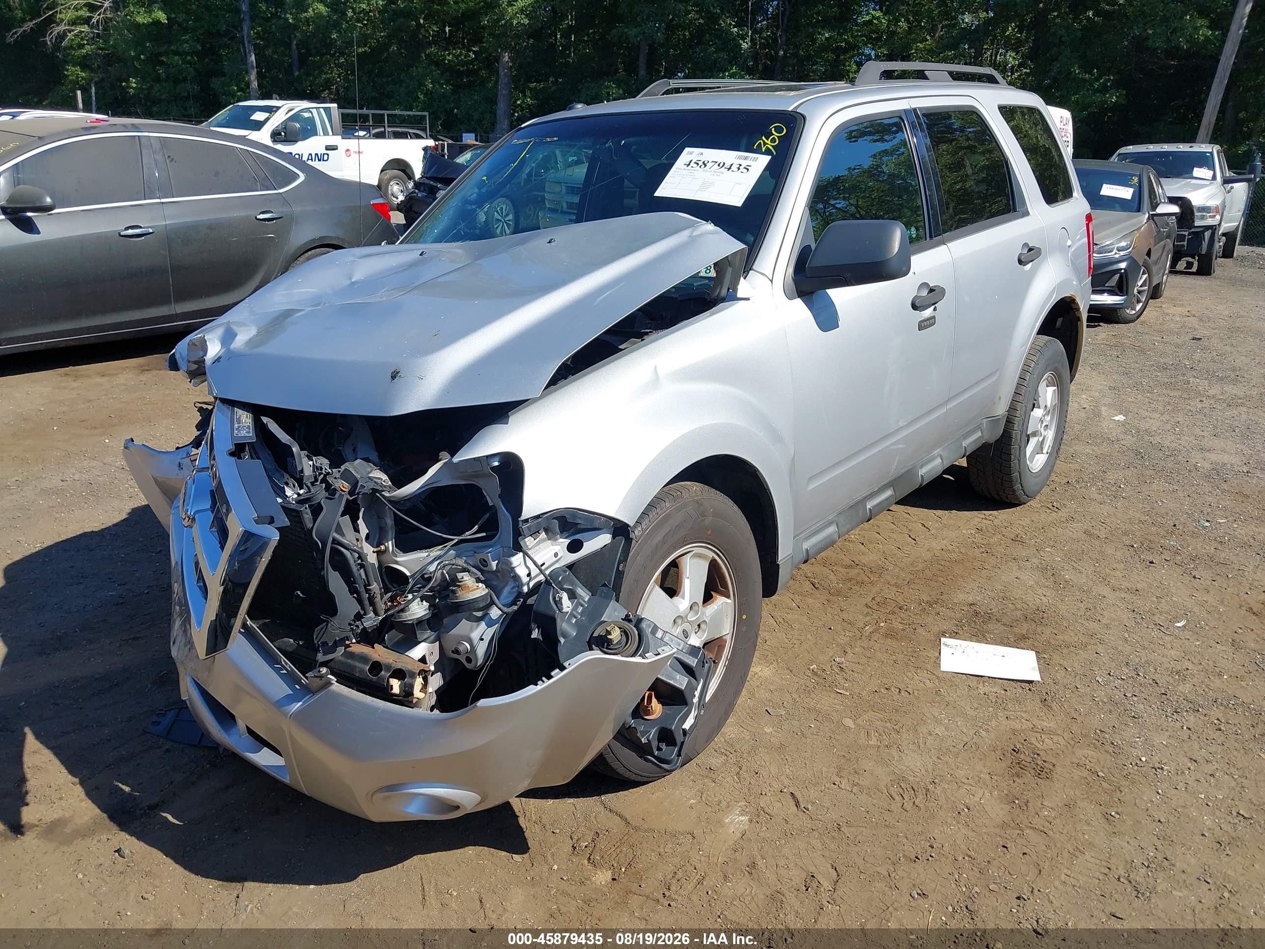 2012 Ford Escape Xlt Silver vin: 1FMCU0D75CKA04736