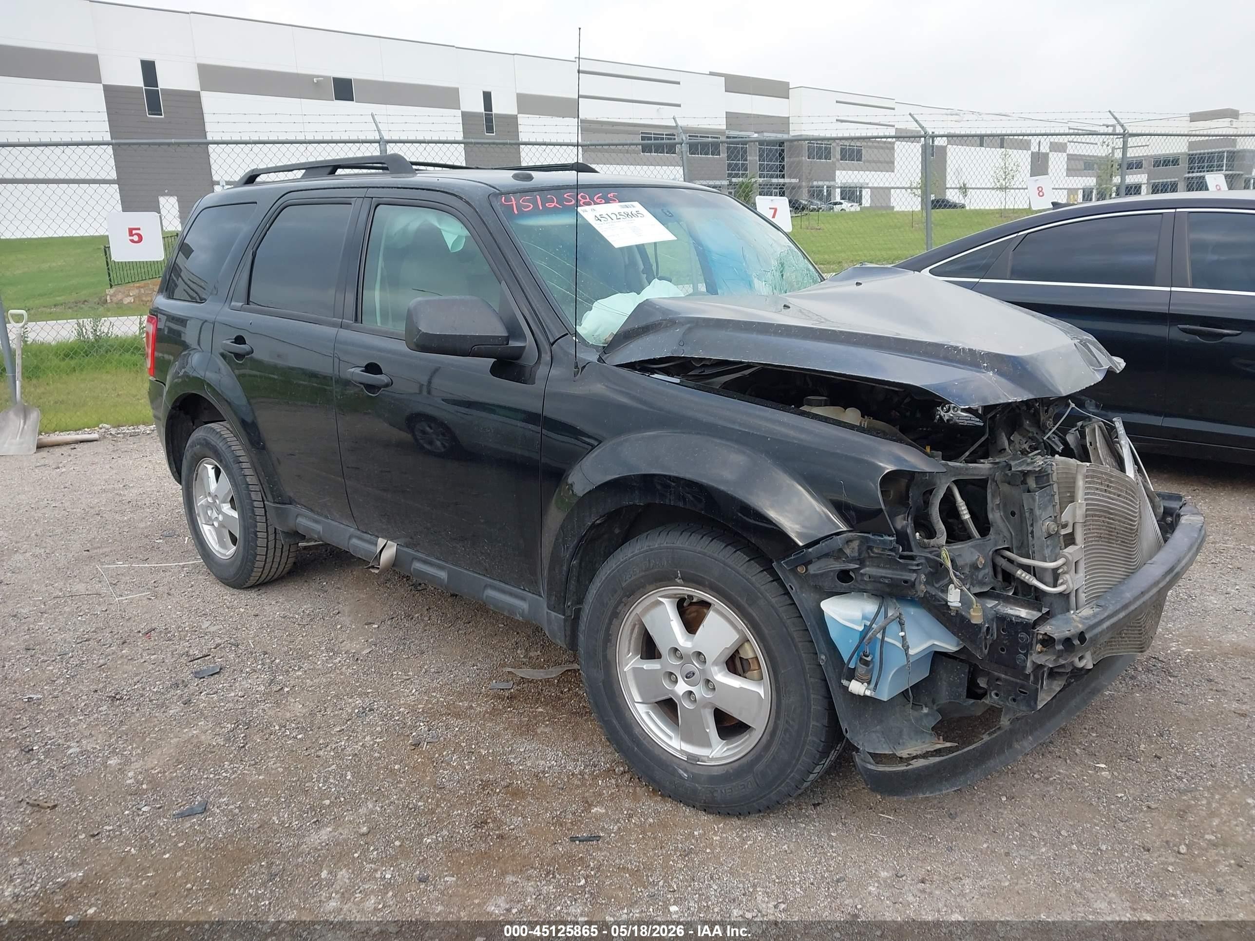 2012 Ford Escape Xlt Black vin: 1FMCU0D75CKA14411