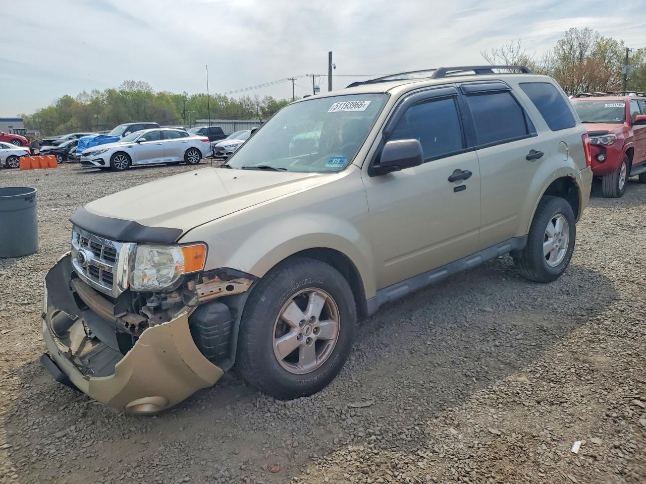 2012 Ford Escape Xlt Beige vin: 1FMCU0D75CKB96451