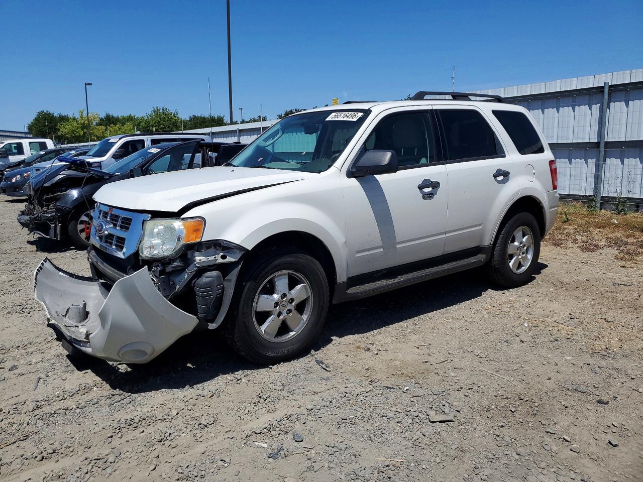 2012 Ford Escape Xlt White vin: 1FMCU0D75CKC45972