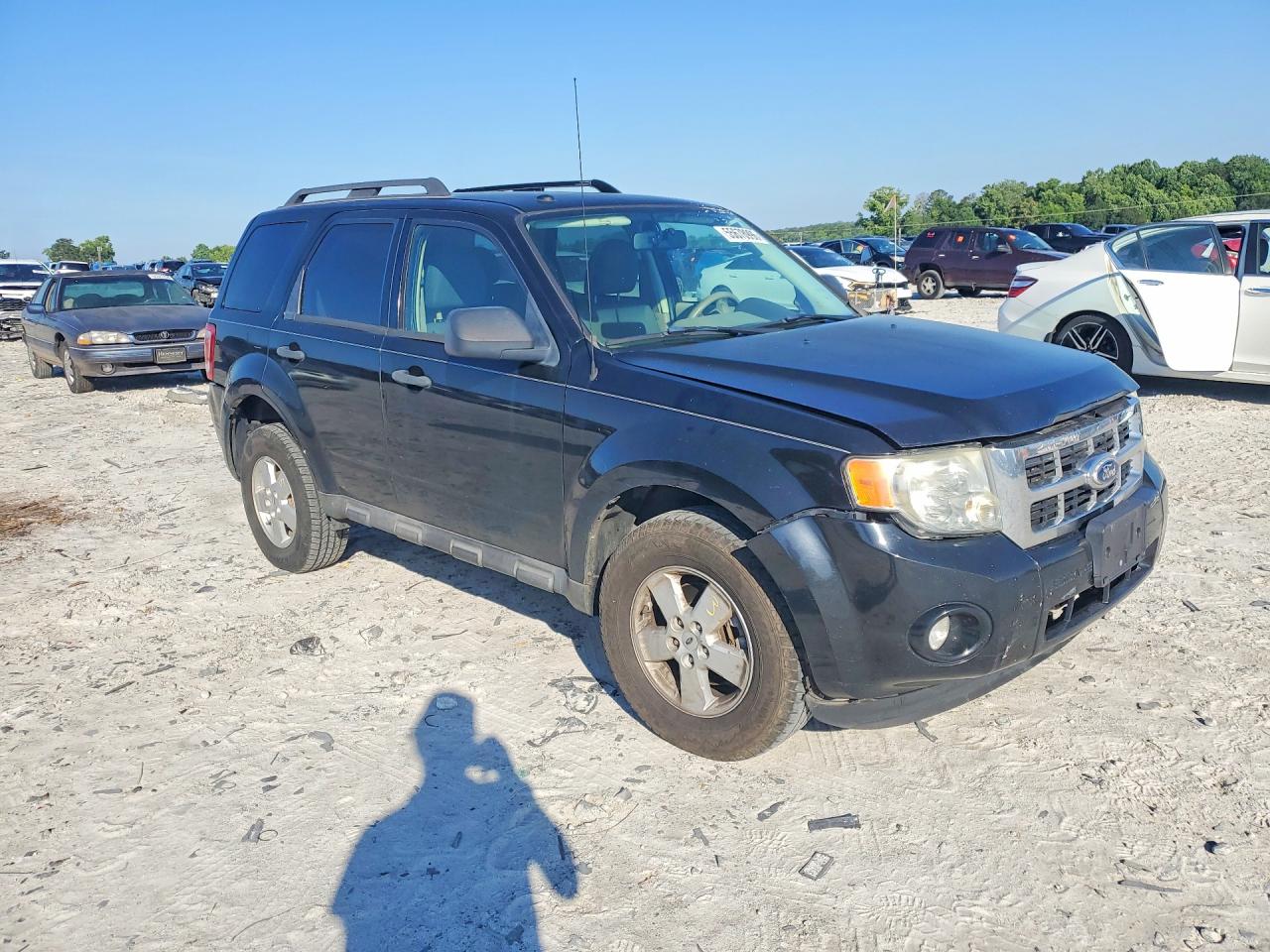 2010 Ford Escape Xlt Black vin: 1FMCU0D76AKA93567