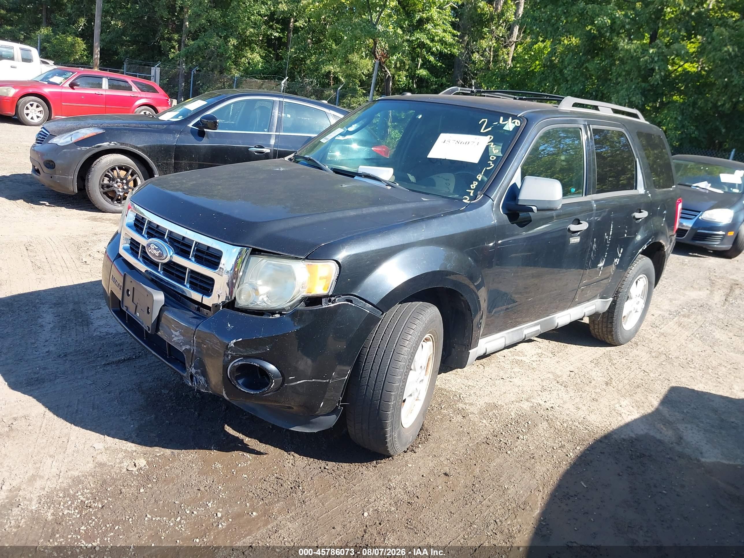 2010 Ford Escape Xlt Черный vin: 1FMCU0D76AKB19245