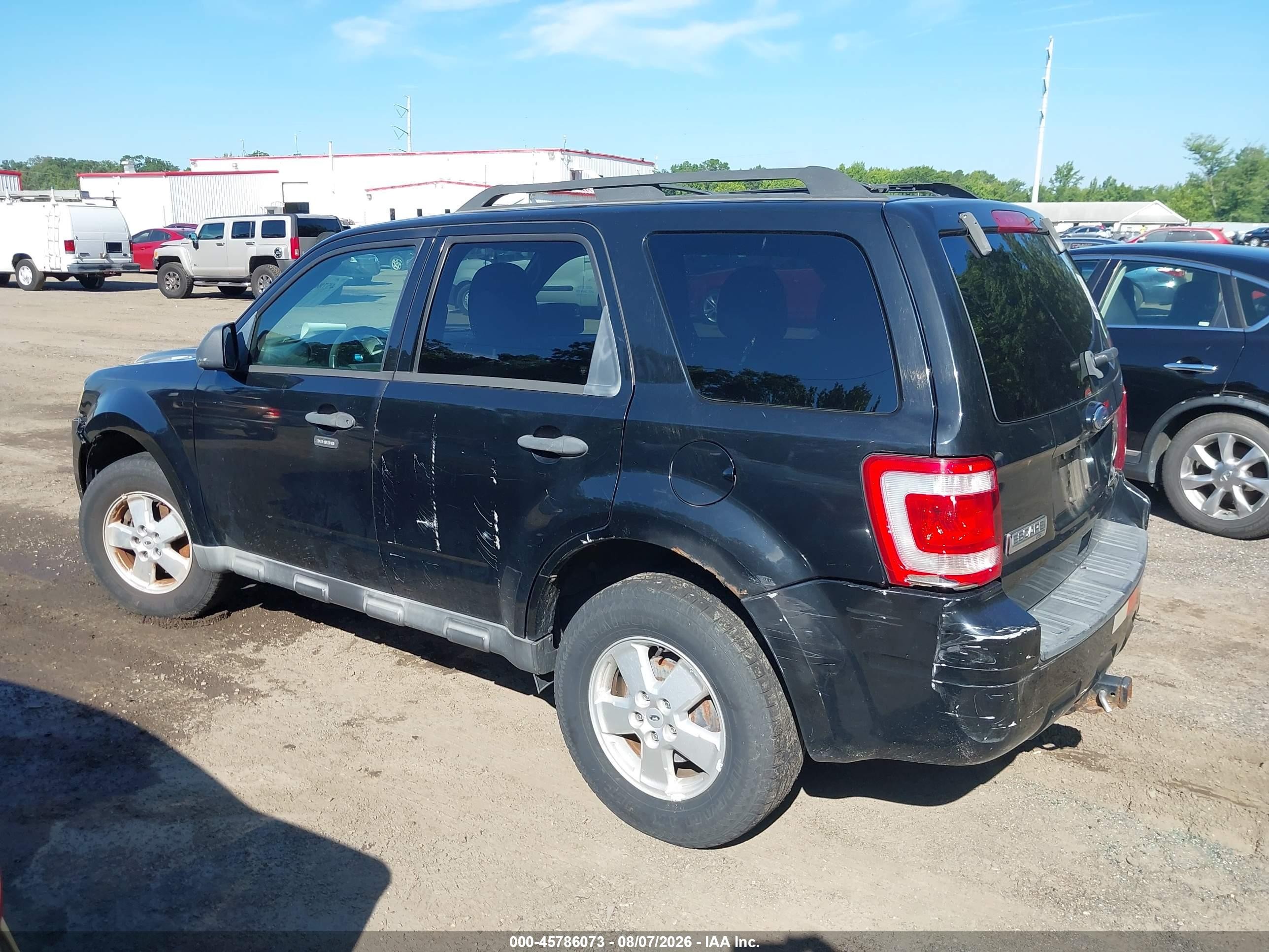 2010 Ford Escape Xlt Черный vin: 1FMCU0D76AKB19245