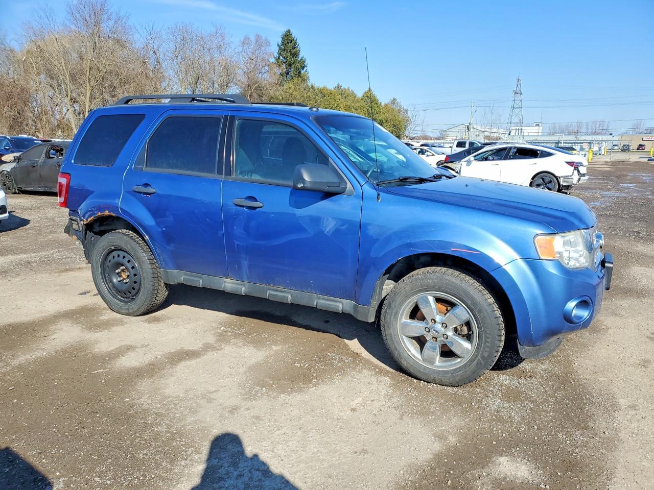 2010 Ford Escape Xlt Blue vin: 1FMCU0D76AKC56105