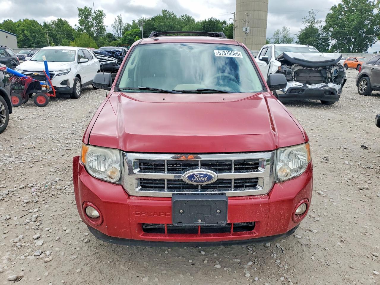 2010 Ford Escape Xlt Red vin: 1FMCU0D76AKC87371