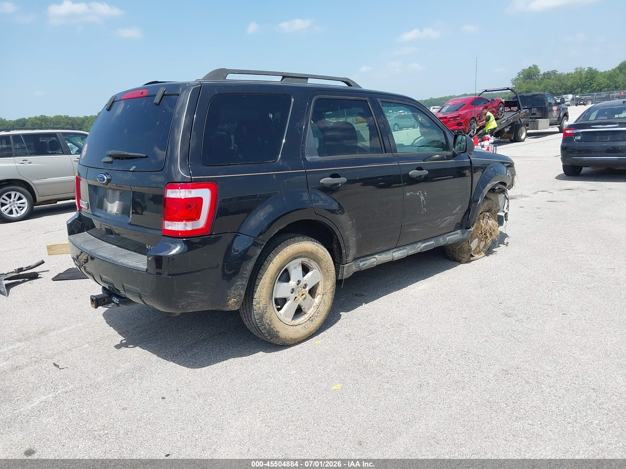 2011 Ford Escape Xlt Black vin: 1FMCU0D76BKB20803