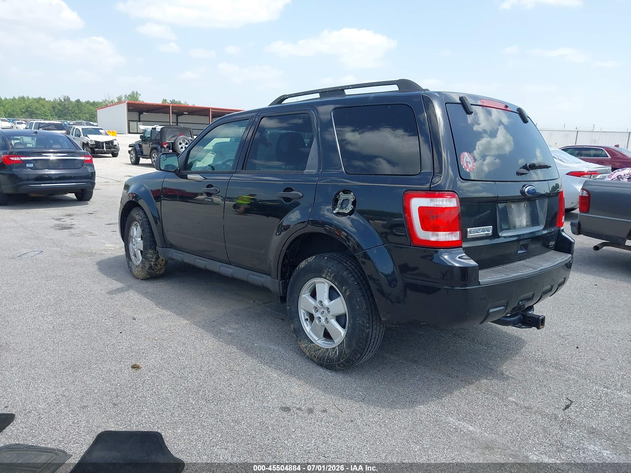2011 Ford Escape Xlt Black vin: 1FMCU0D76BKB20803