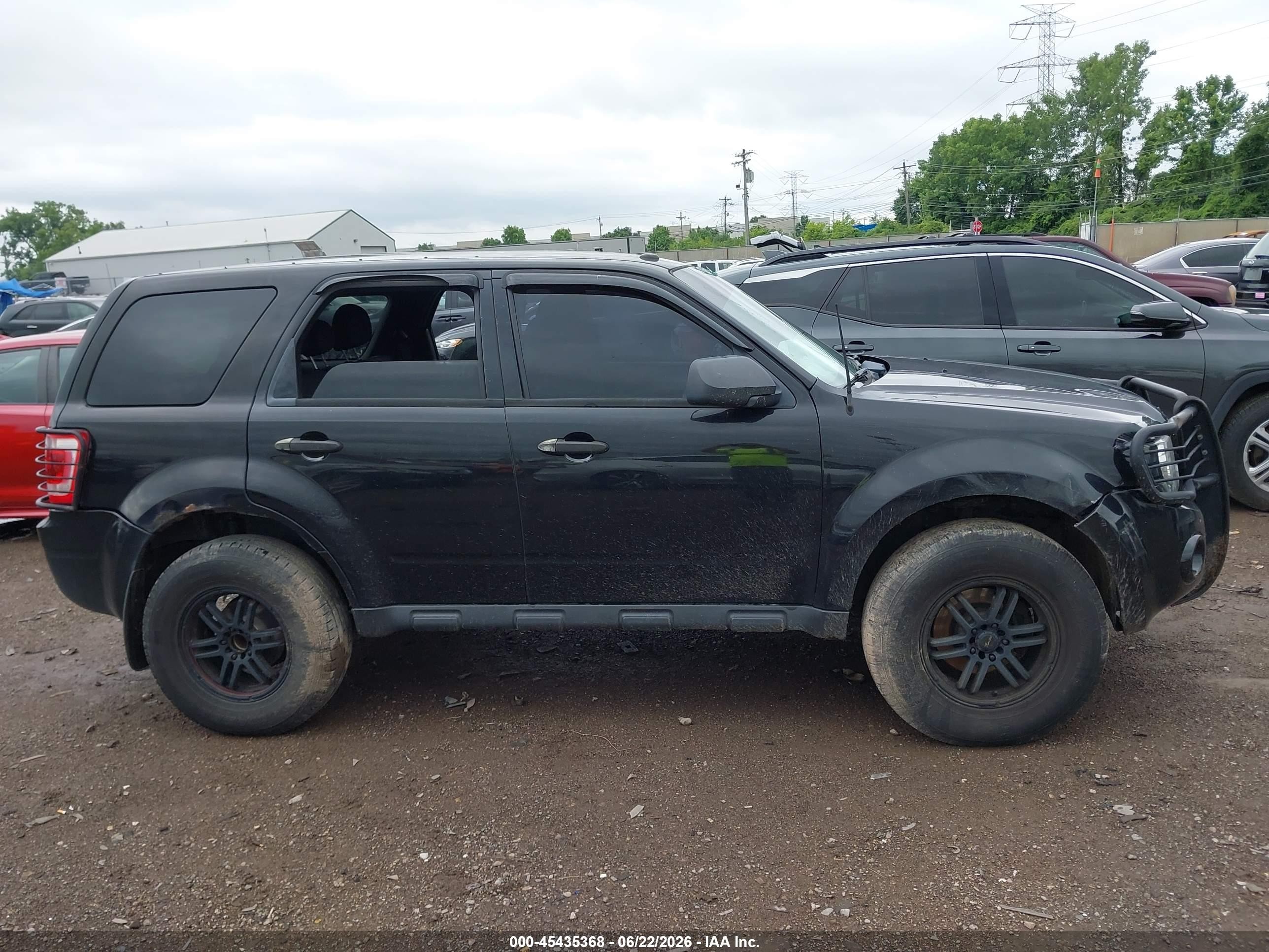 2011 Ford Escape Xlt Black vin: 1FMCU0D76BKB50948