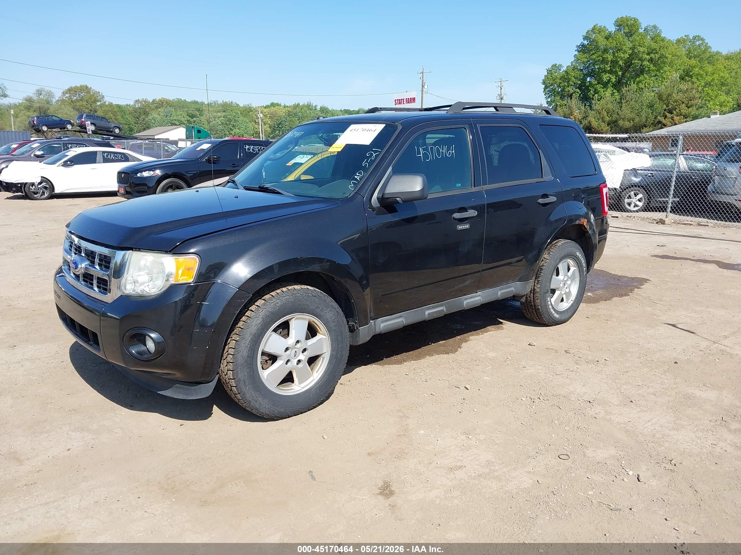 2011 Ford Escape Xlt Black vin: 1FMCU0D76BKC30962