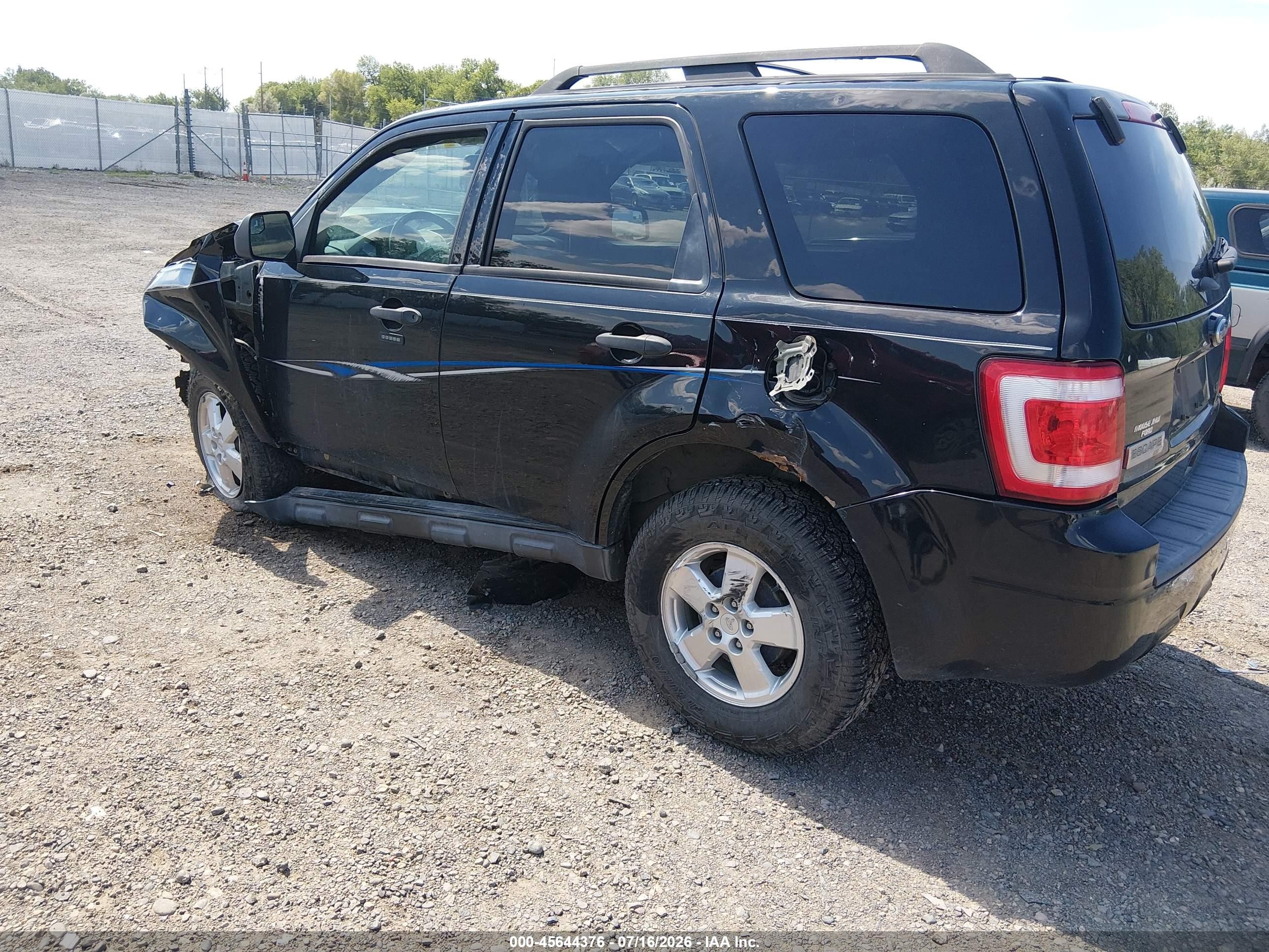 2011 Ford Escape Xlt Automatic Black vin: 1FMCU0D76BKC34106