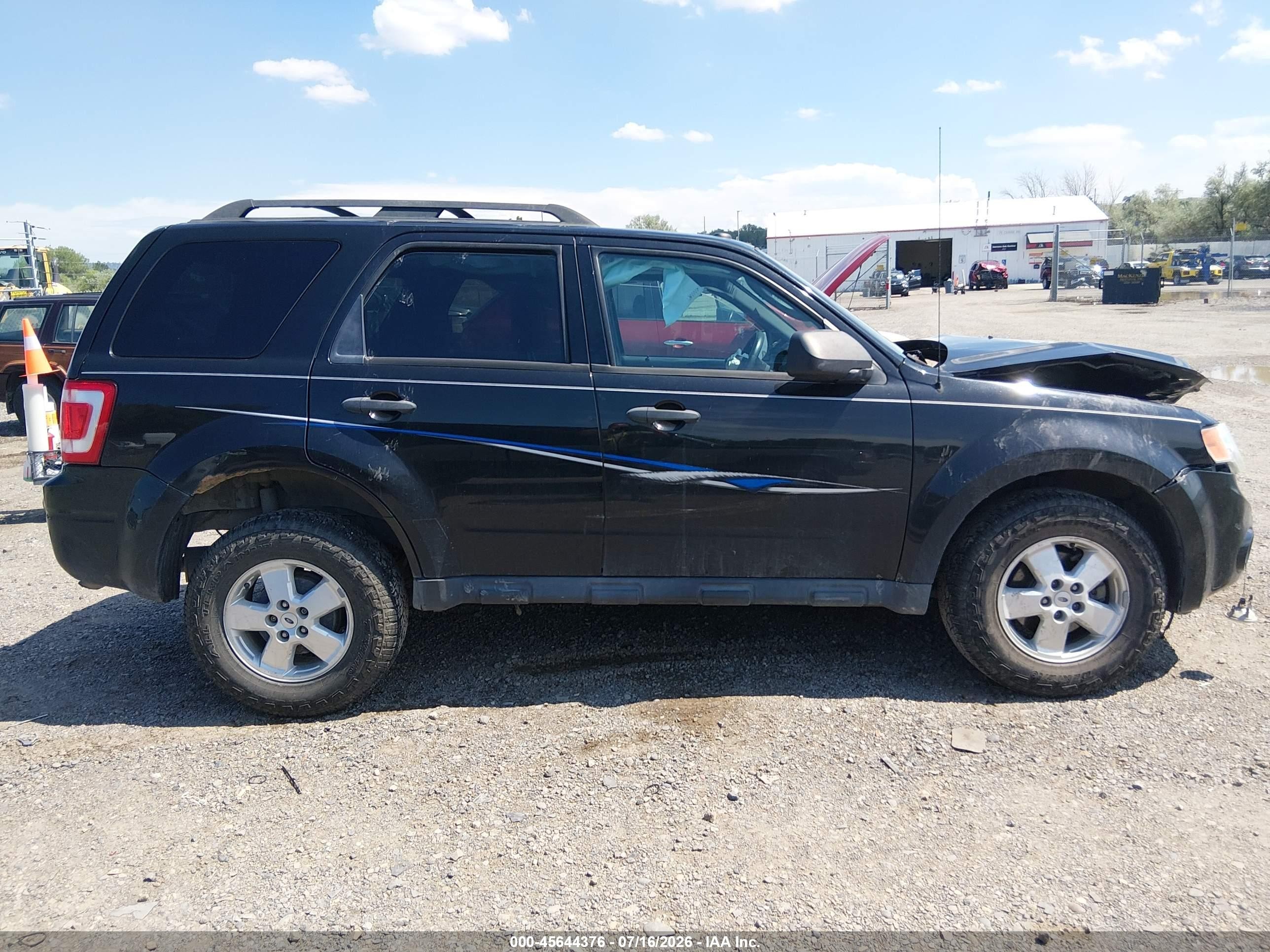 2011 Ford Escape Xlt Automatic Black vin: 1FMCU0D76BKC34106