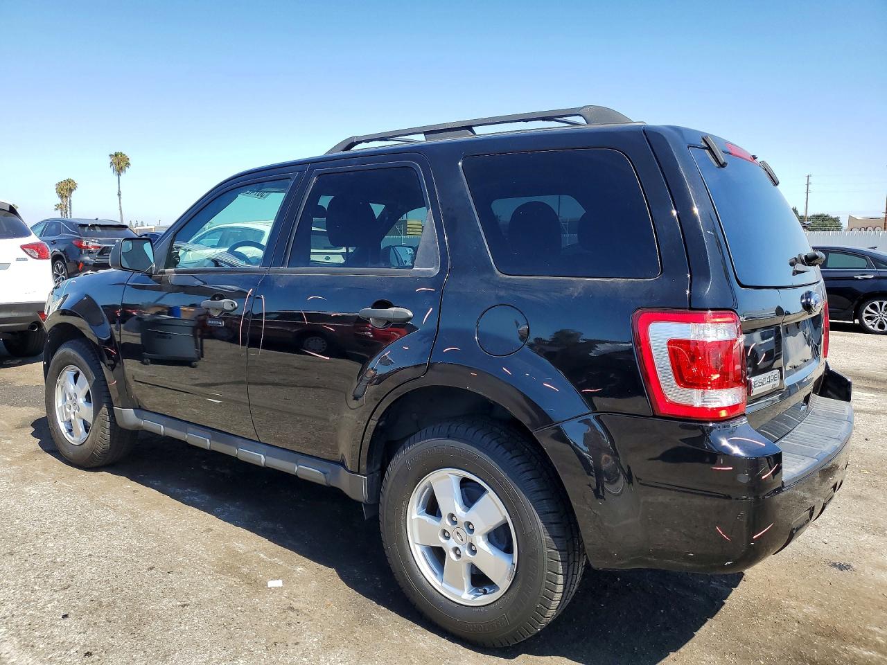 2012 Ford Escape Xlt Black vin: 1FMCU0D76CKB26196