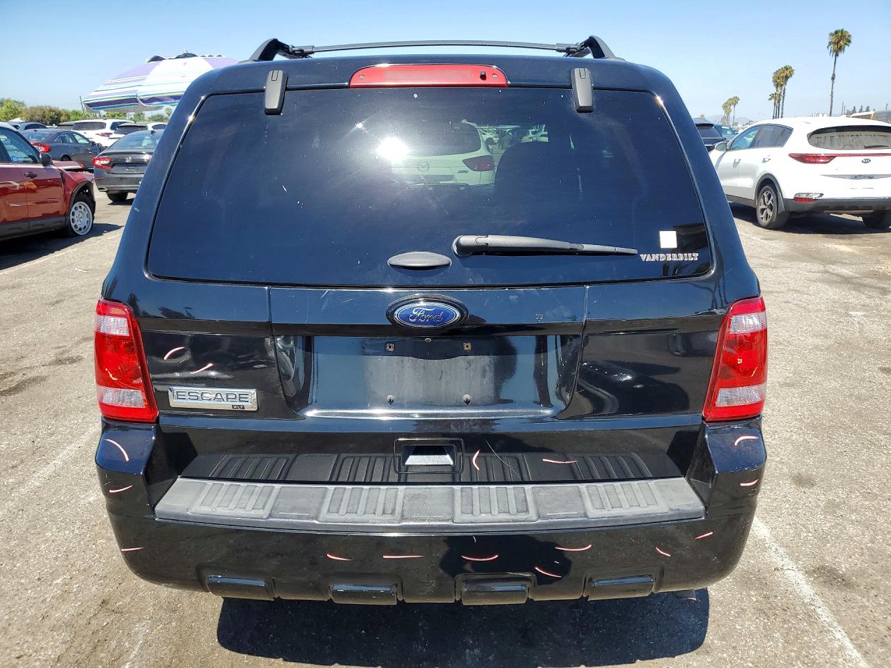 2012 Ford Escape Xlt Black vin: 1FMCU0D76CKB26196