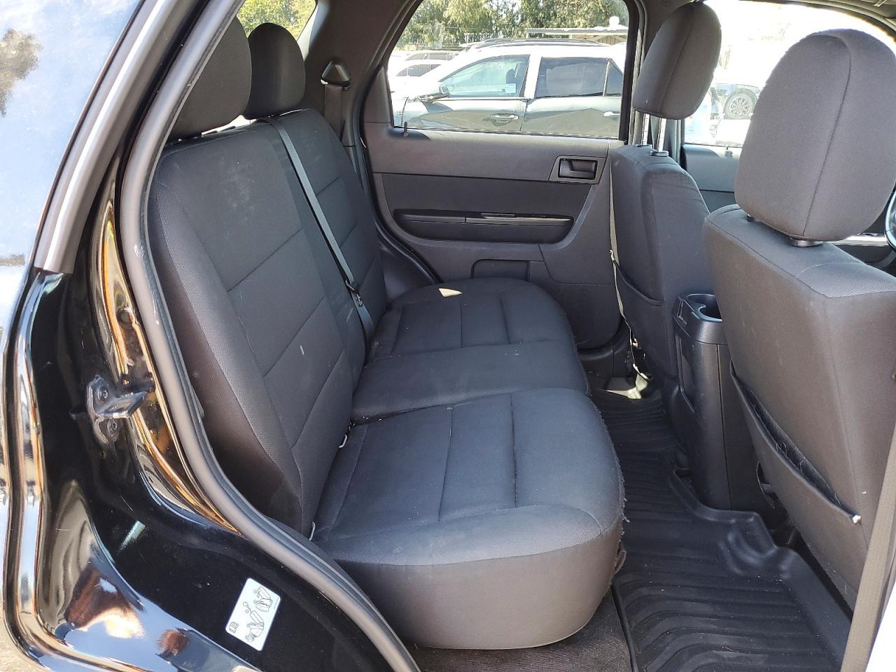 2012 Ford Escape Xlt Black vin: 1FMCU0D76CKB26196