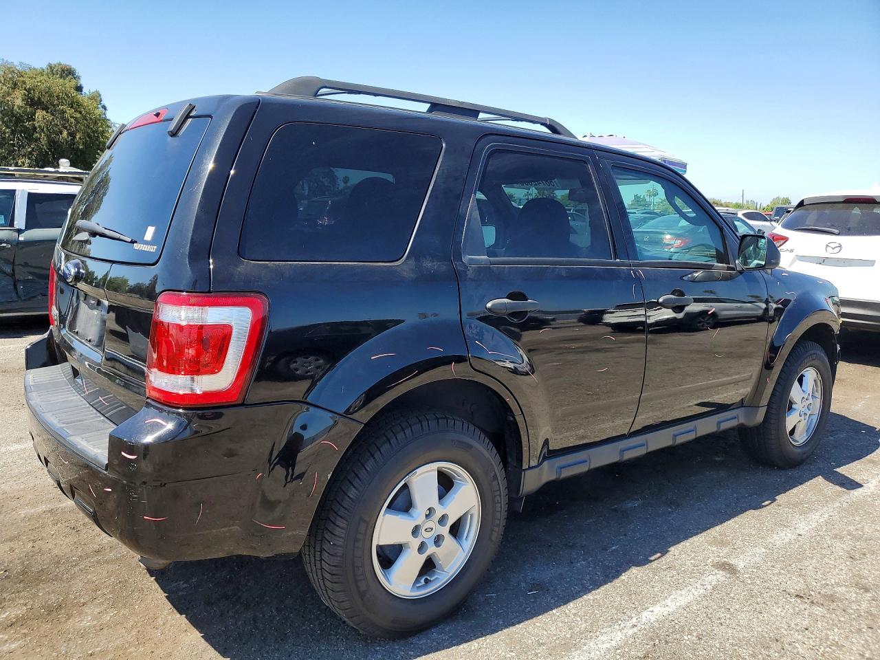2012 Ford Escape Xlt Black vin: 1FMCU0D76CKB26196