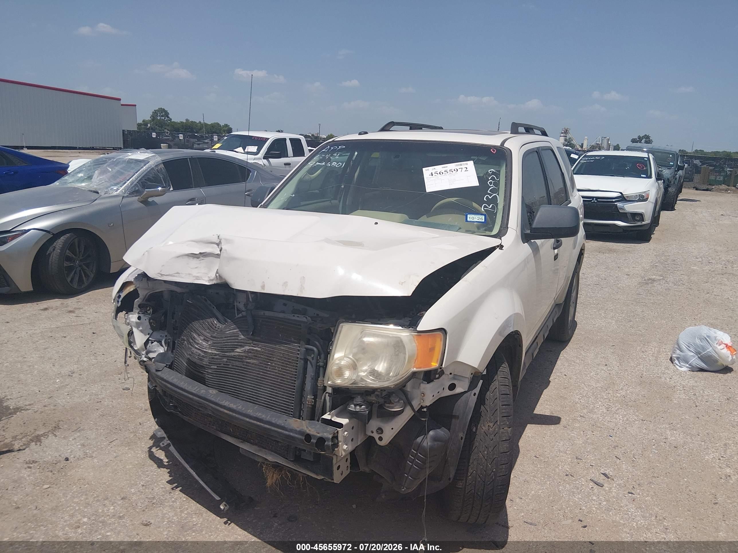 2012 Ford Escape Xlt Белый vin: 1FMCU0D76CKB30829