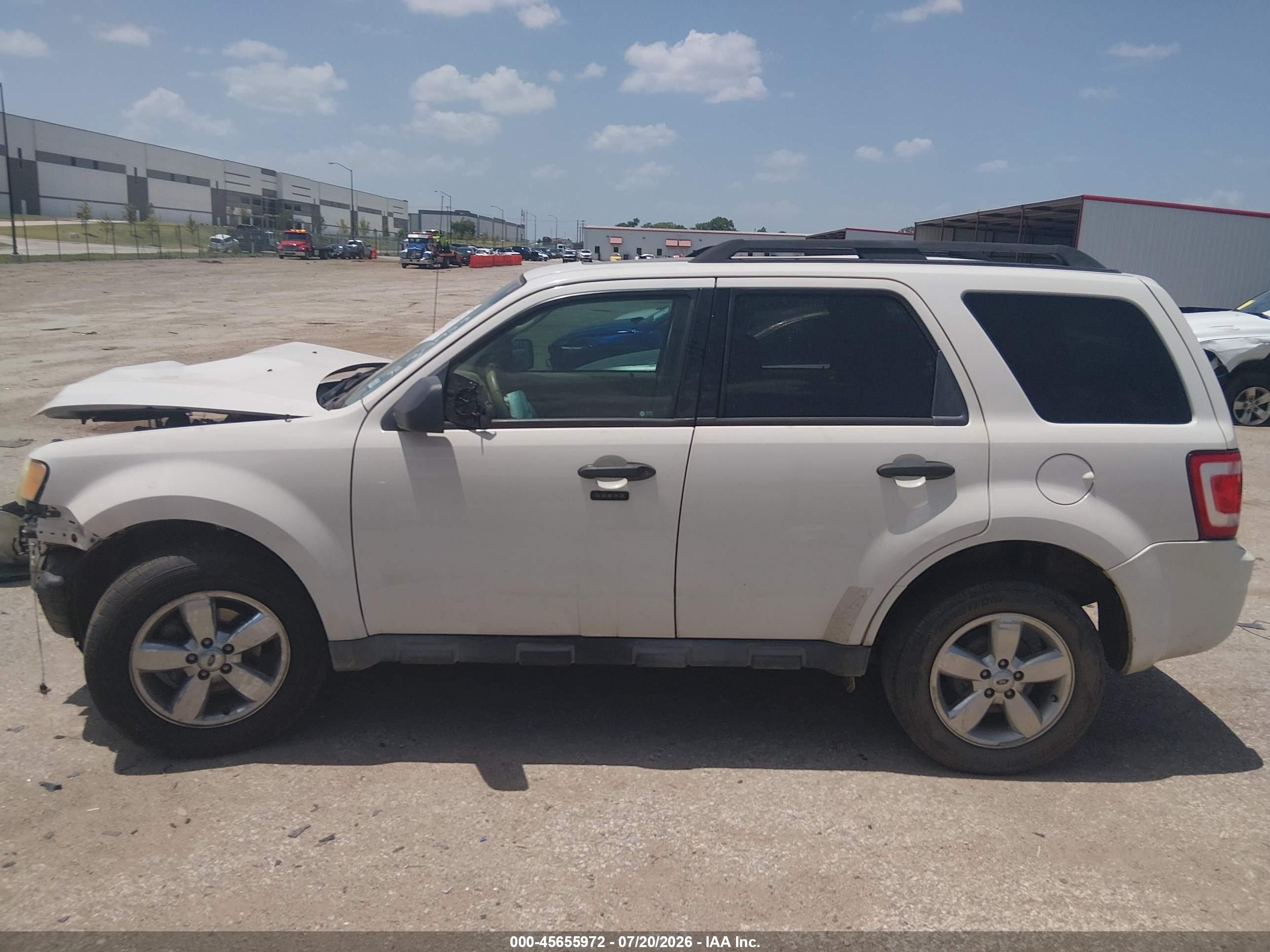 2012 Ford Escape Xlt Белый vin: 1FMCU0D76CKB30829