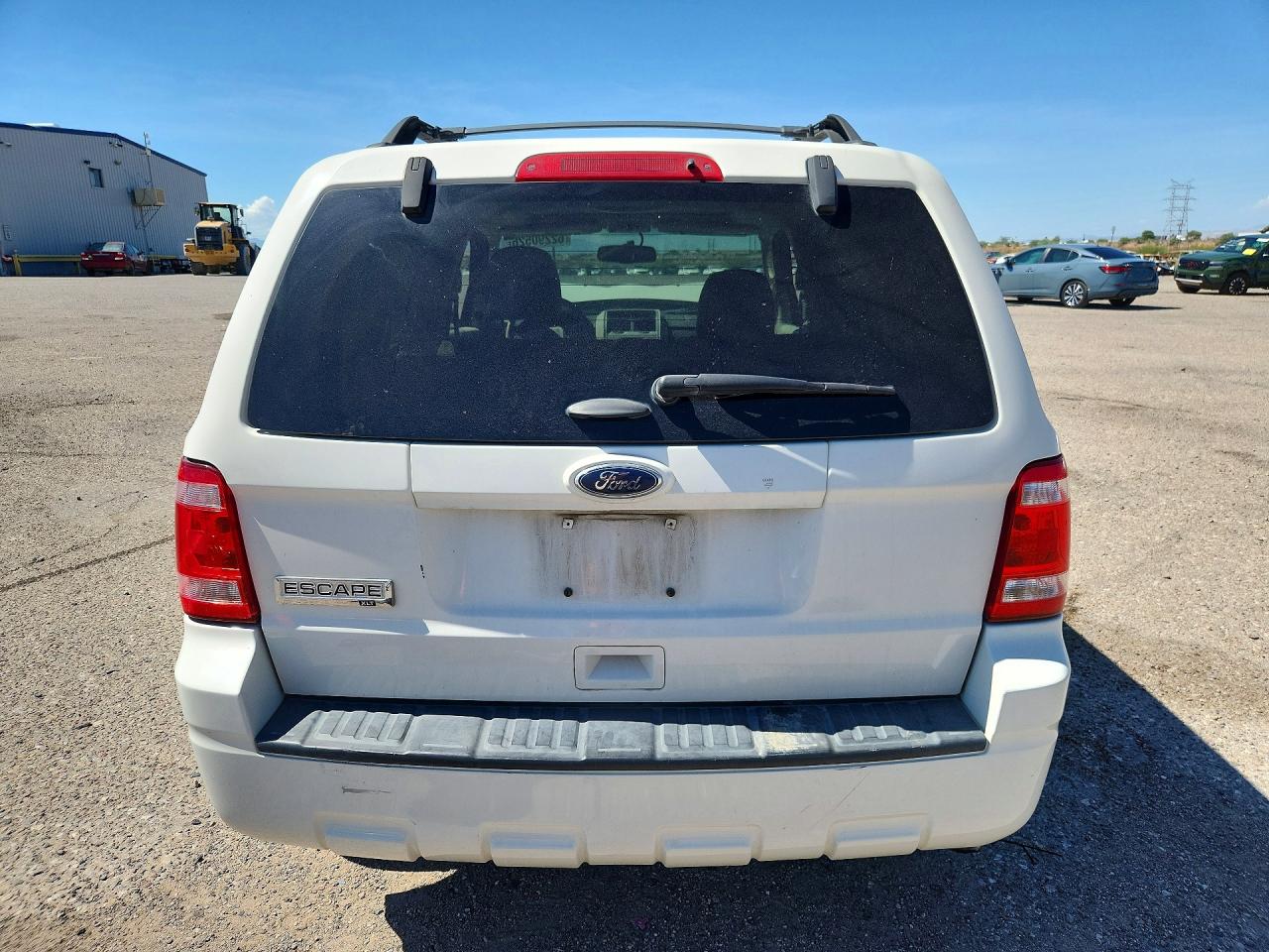 2012 Ford Escape Xlt White vin: 1FMCU0D76CKB42625