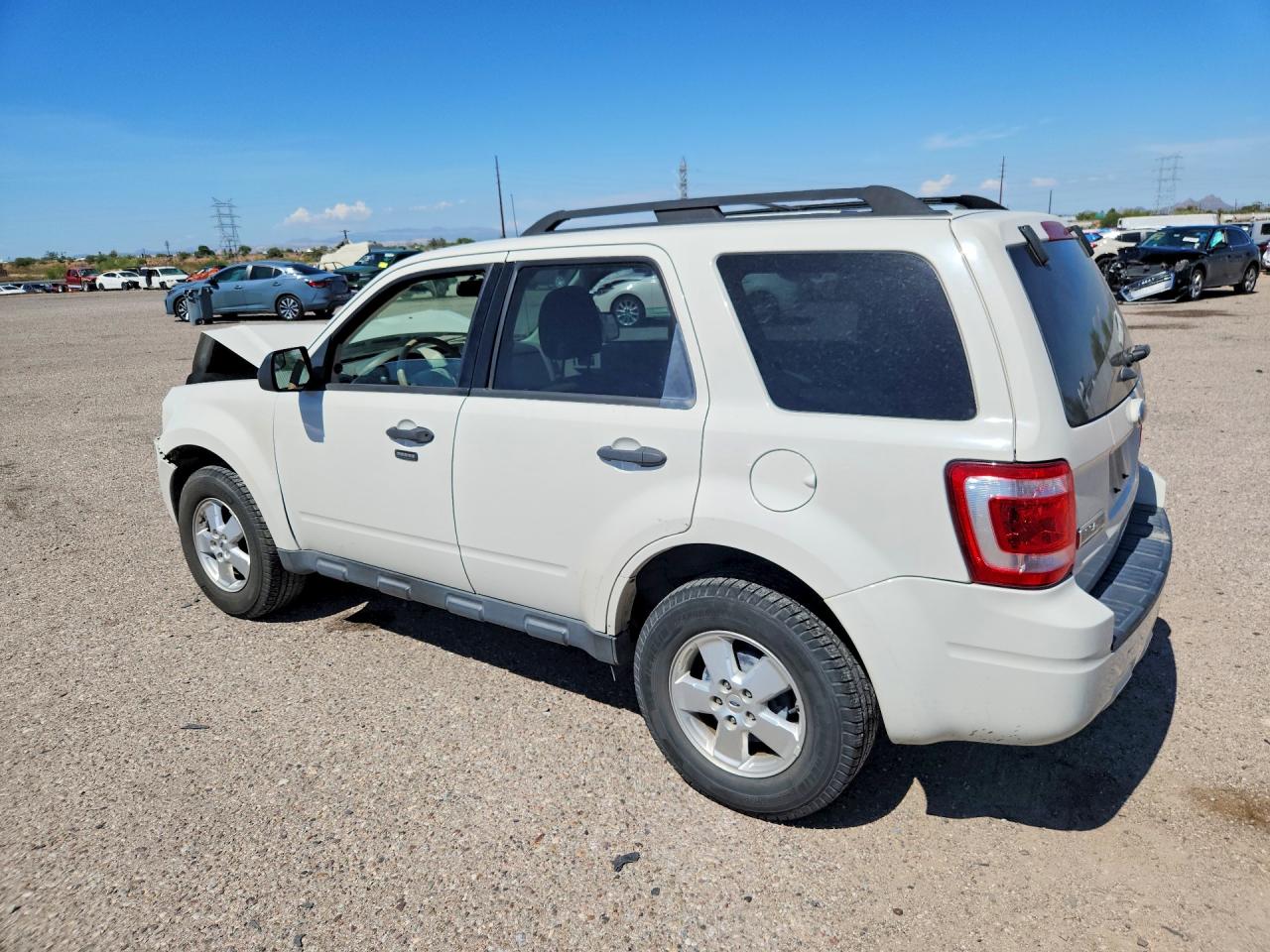 2012 Ford Escape Xlt White vin: 1FMCU0D76CKB42625