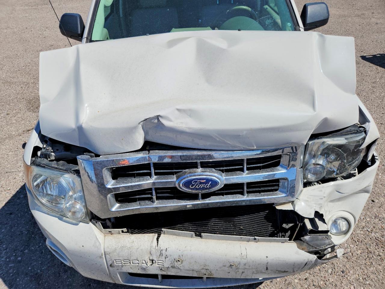 2012 Ford Escape Xlt White vin: 1FMCU0D76CKB42625