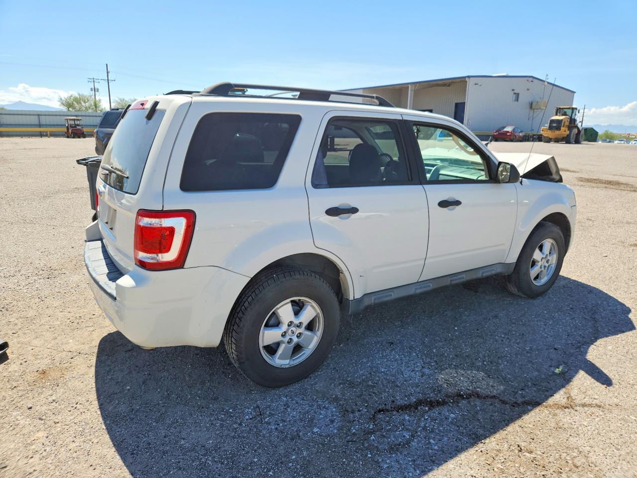 2012 Ford Escape Xlt White vin: 1FMCU0D76CKB42625