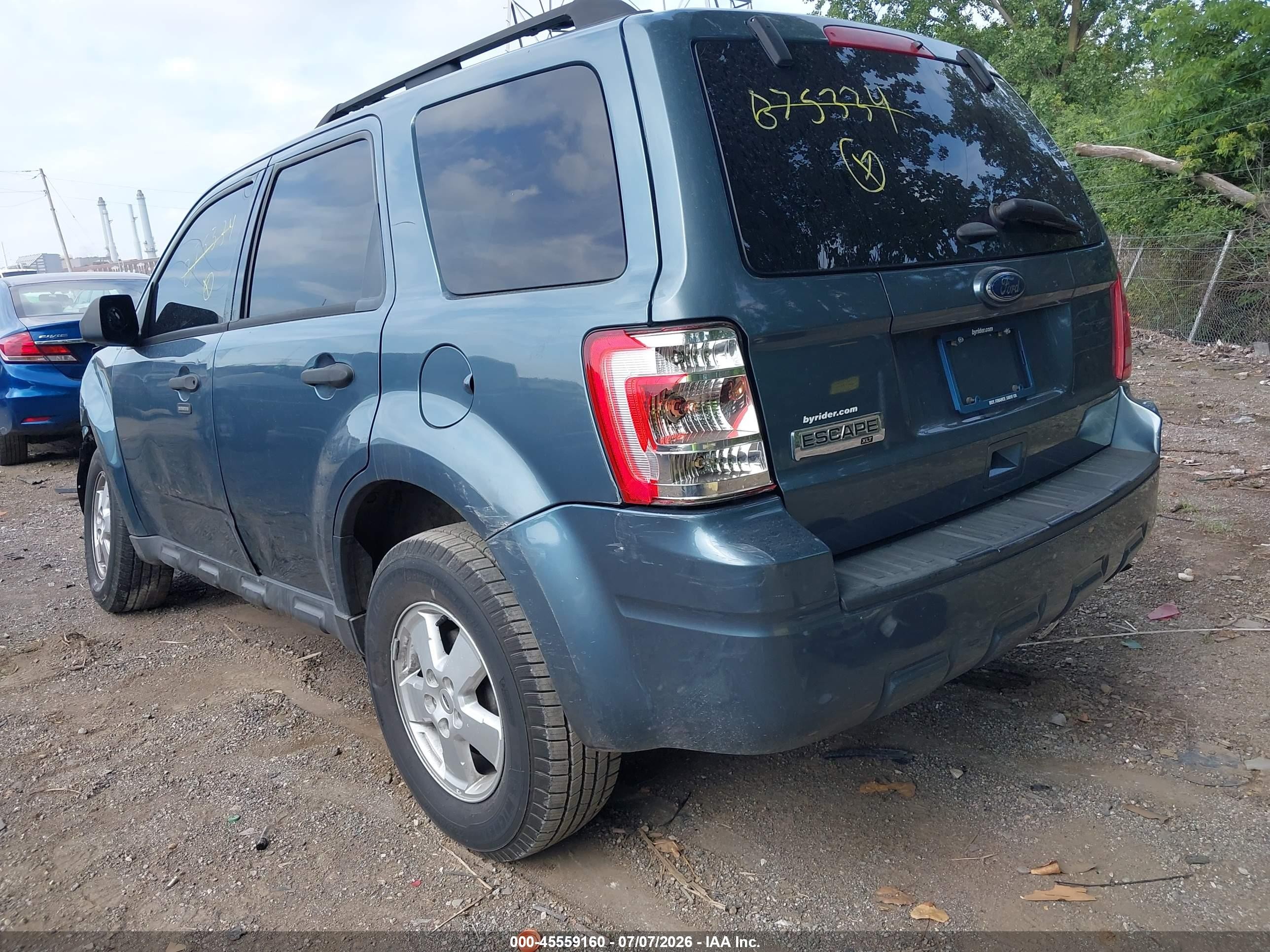 2012 Ford Escape Xlt Синий vin: 1FMCU0D76CKB75334