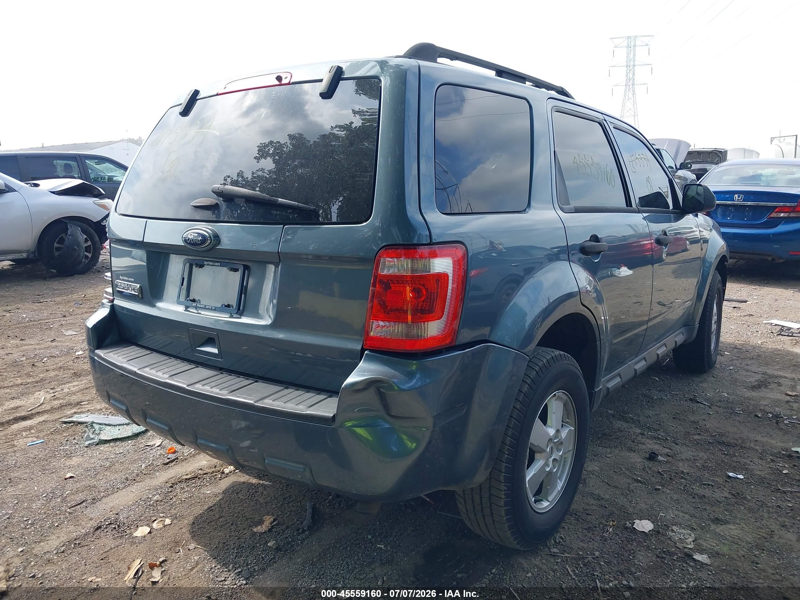 2012 Ford Escape Xlt Синий vin: 1FMCU0D76CKB75334
