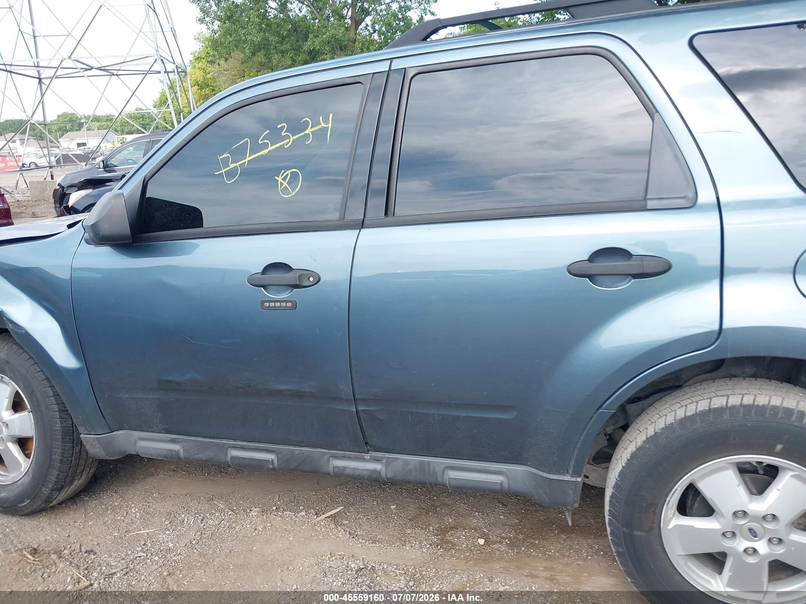 2012 Ford Escape Xlt Синий vin: 1FMCU0D76CKB75334