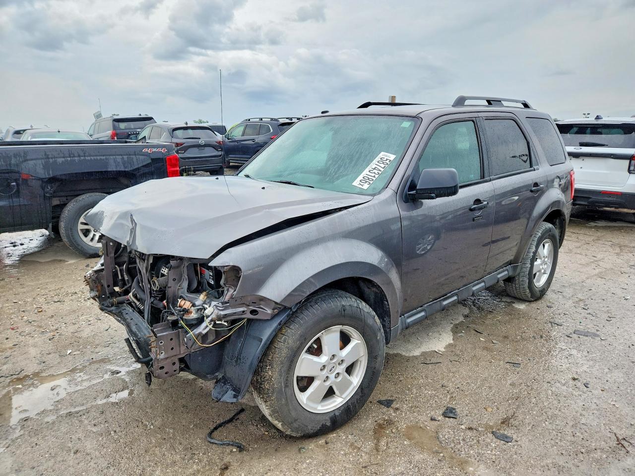 2012 Ford Escape Xlt Gray vin: 1FMCU0D76CKB75981