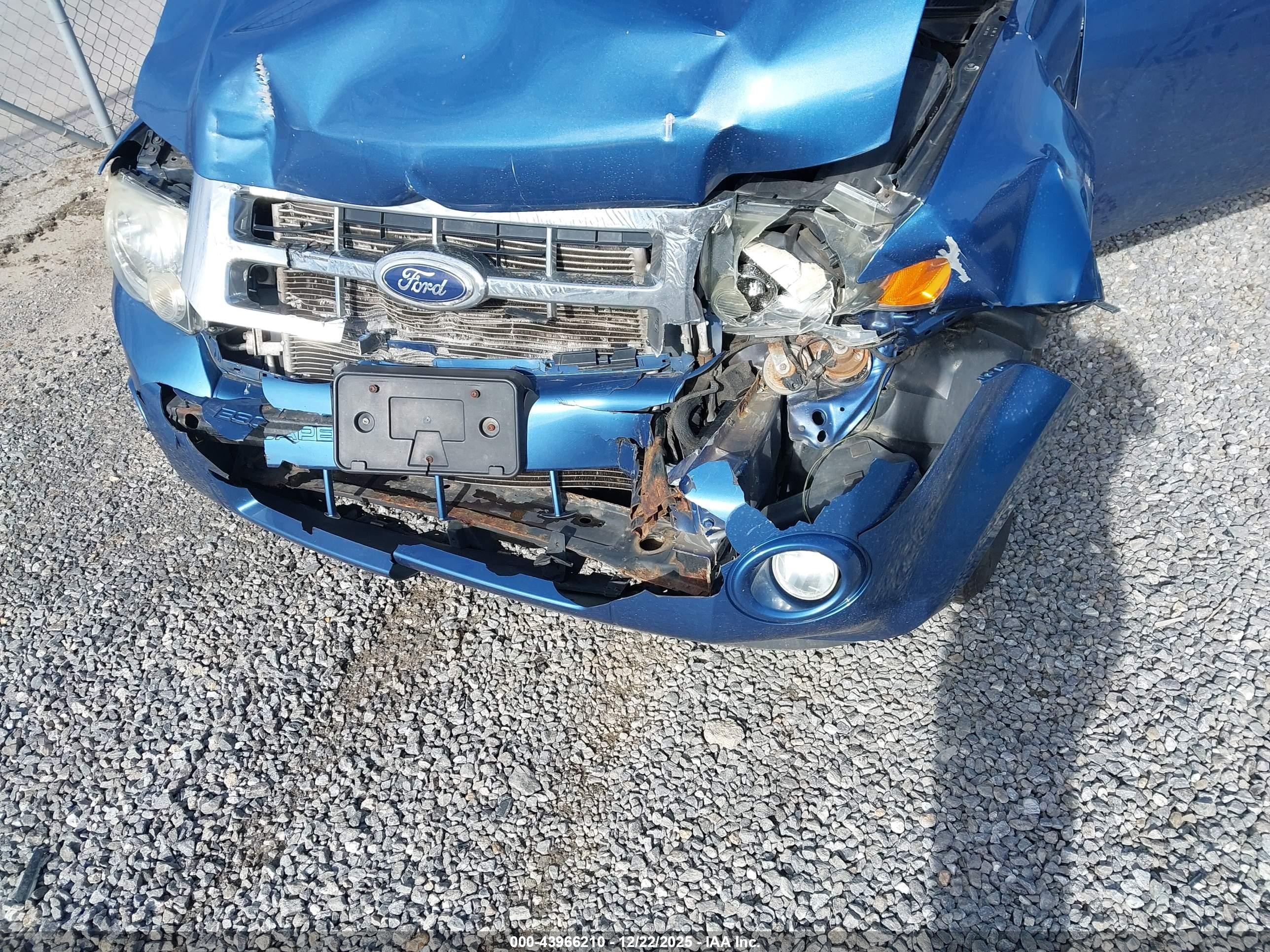 2010 Ford Escape Xlt Синий vin: 1FMCU0D77AKA72663