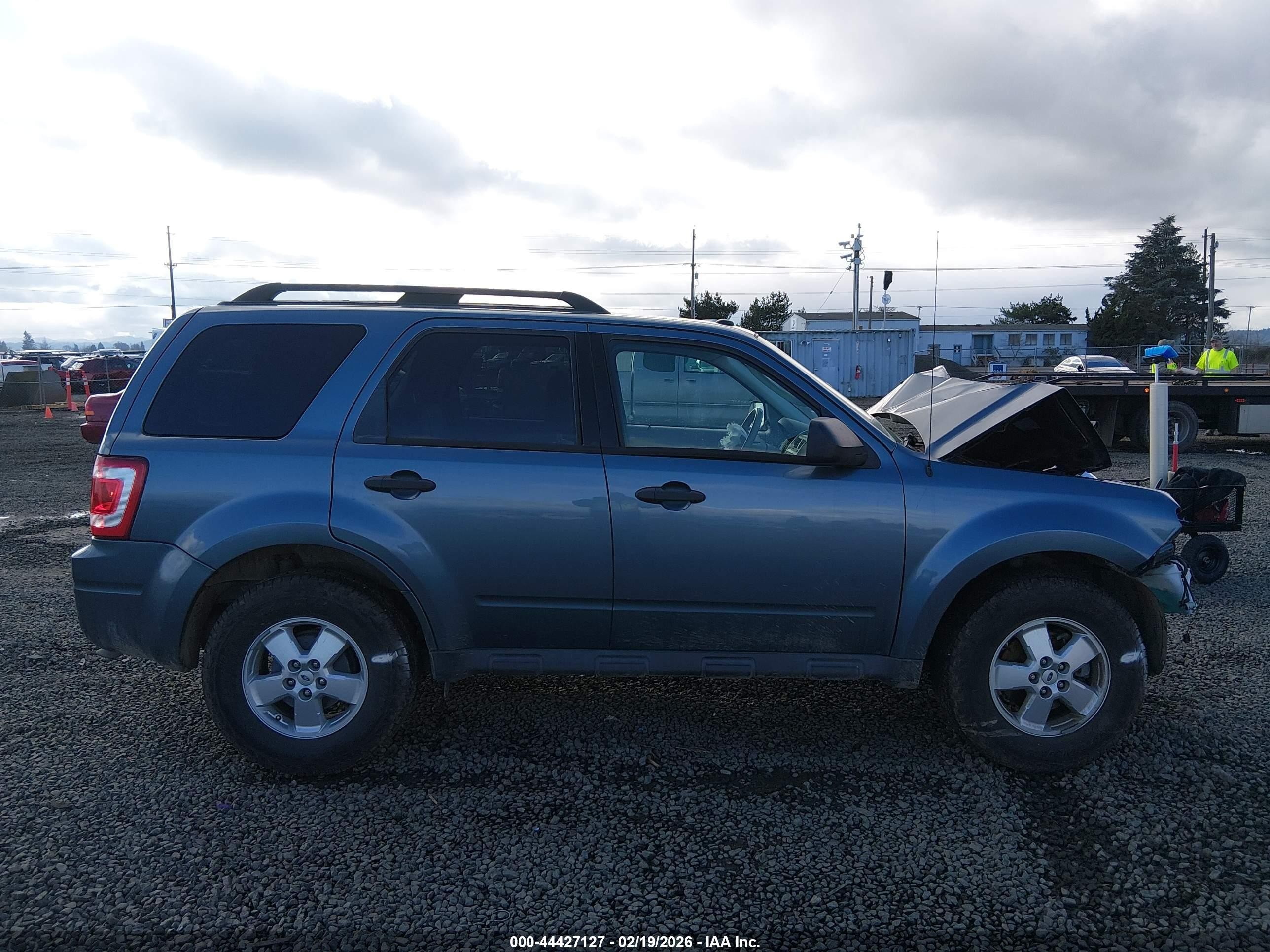 2010 Ford Escape Xlt Light Blue vin: 1FMCU0D77AKC29415