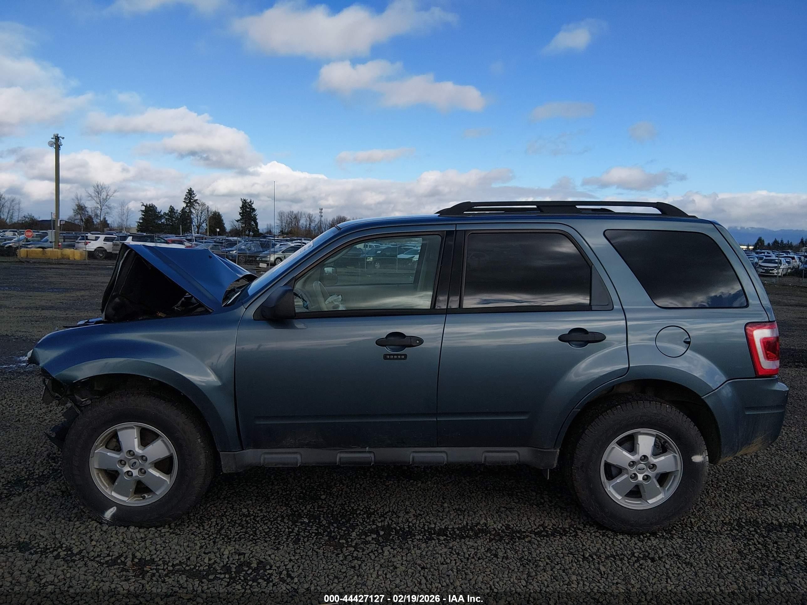 2010 Ford Escape Xlt Light Blue vin: 1FMCU0D77AKC29415