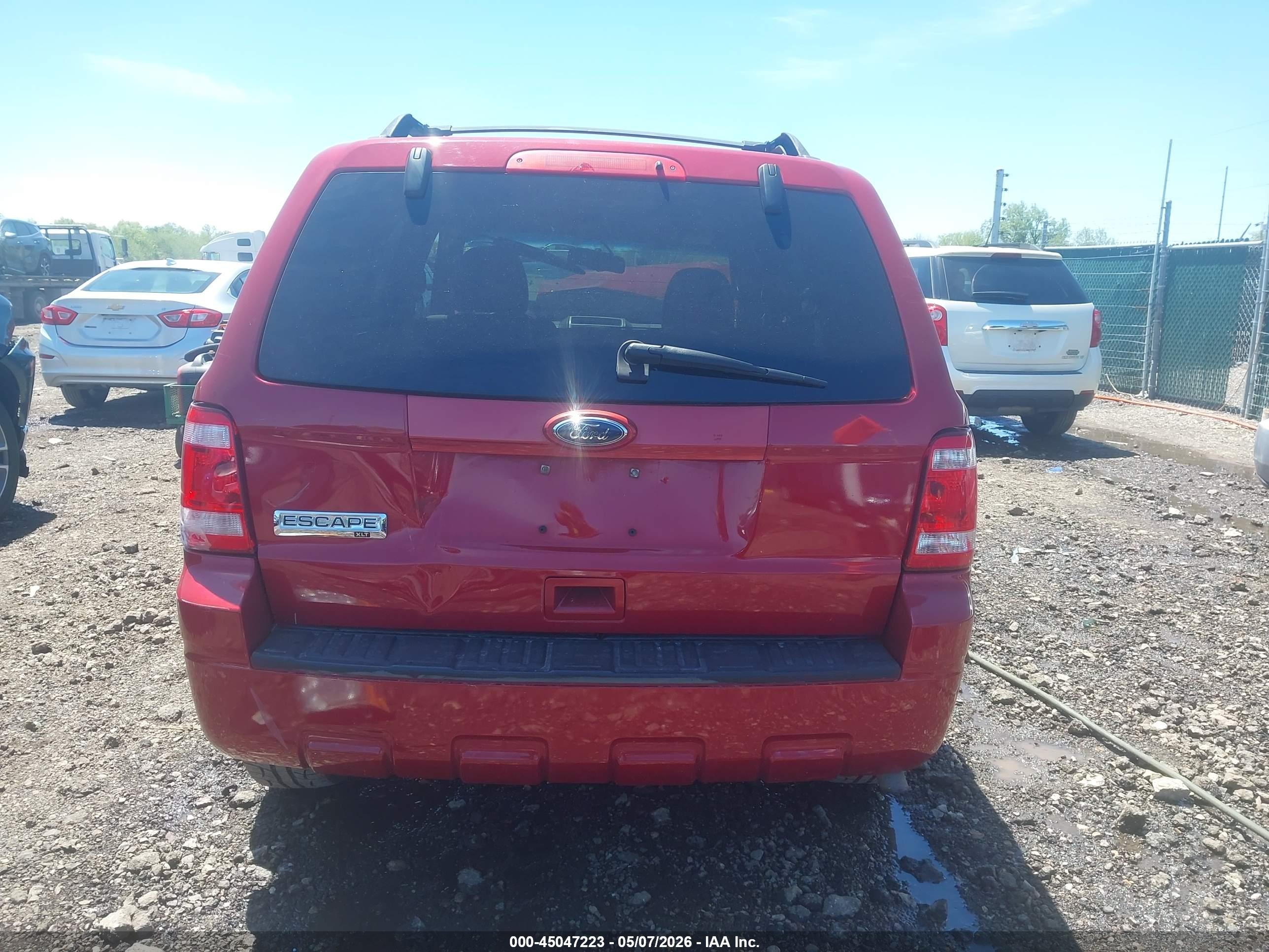 2010 Ford Escape Xlt Темно-бордовый vin: 1FMCU0D77AKC87766