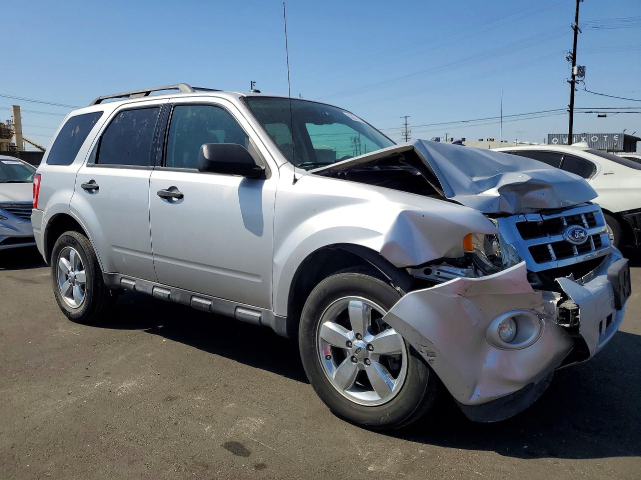 2011 Ford Escape Xlt Silver vin: 1FMCU0D77BKA27787