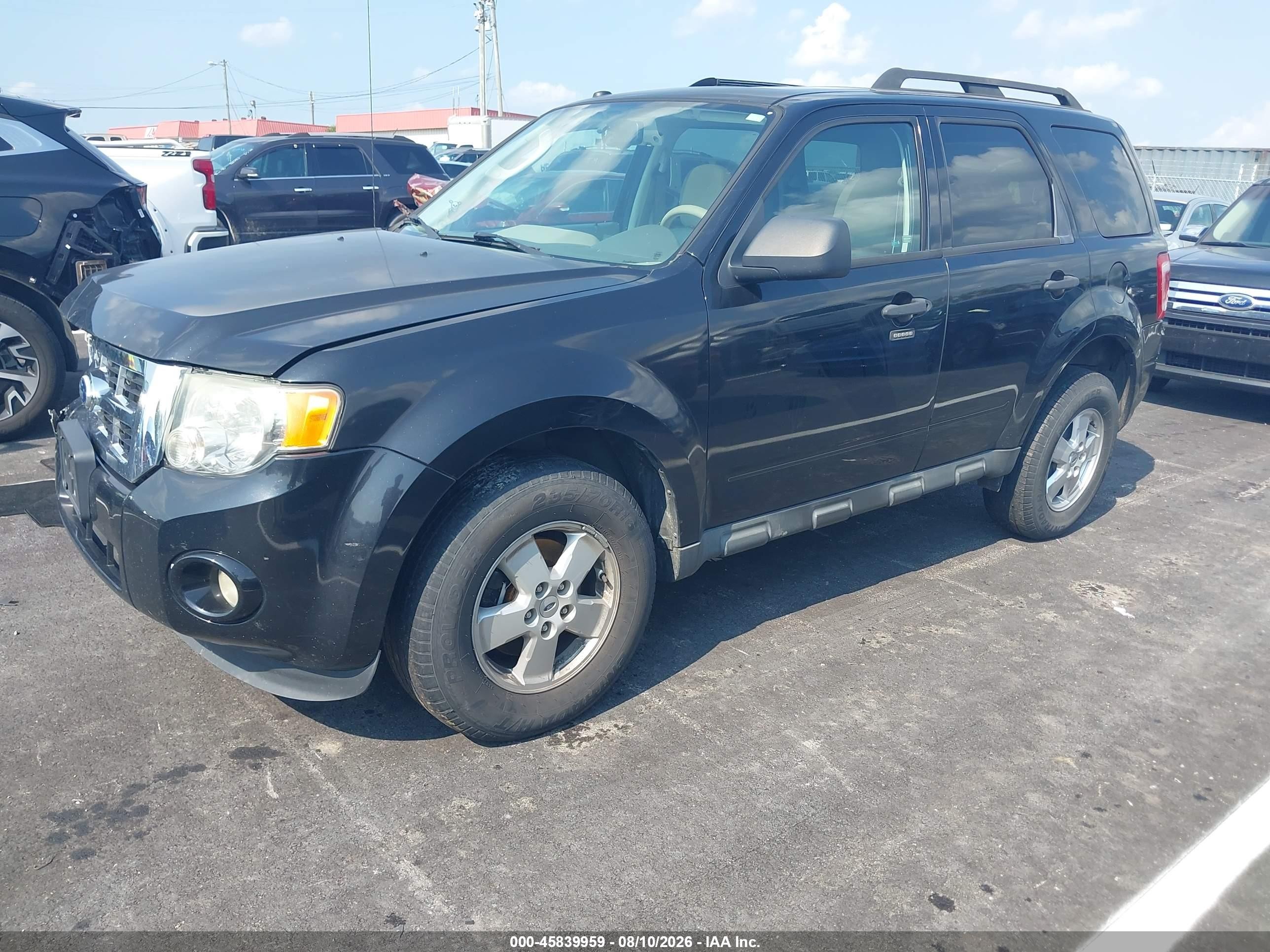 2011 Ford Escape Xlt Black vin: 1FMCU0D77BKA31385
