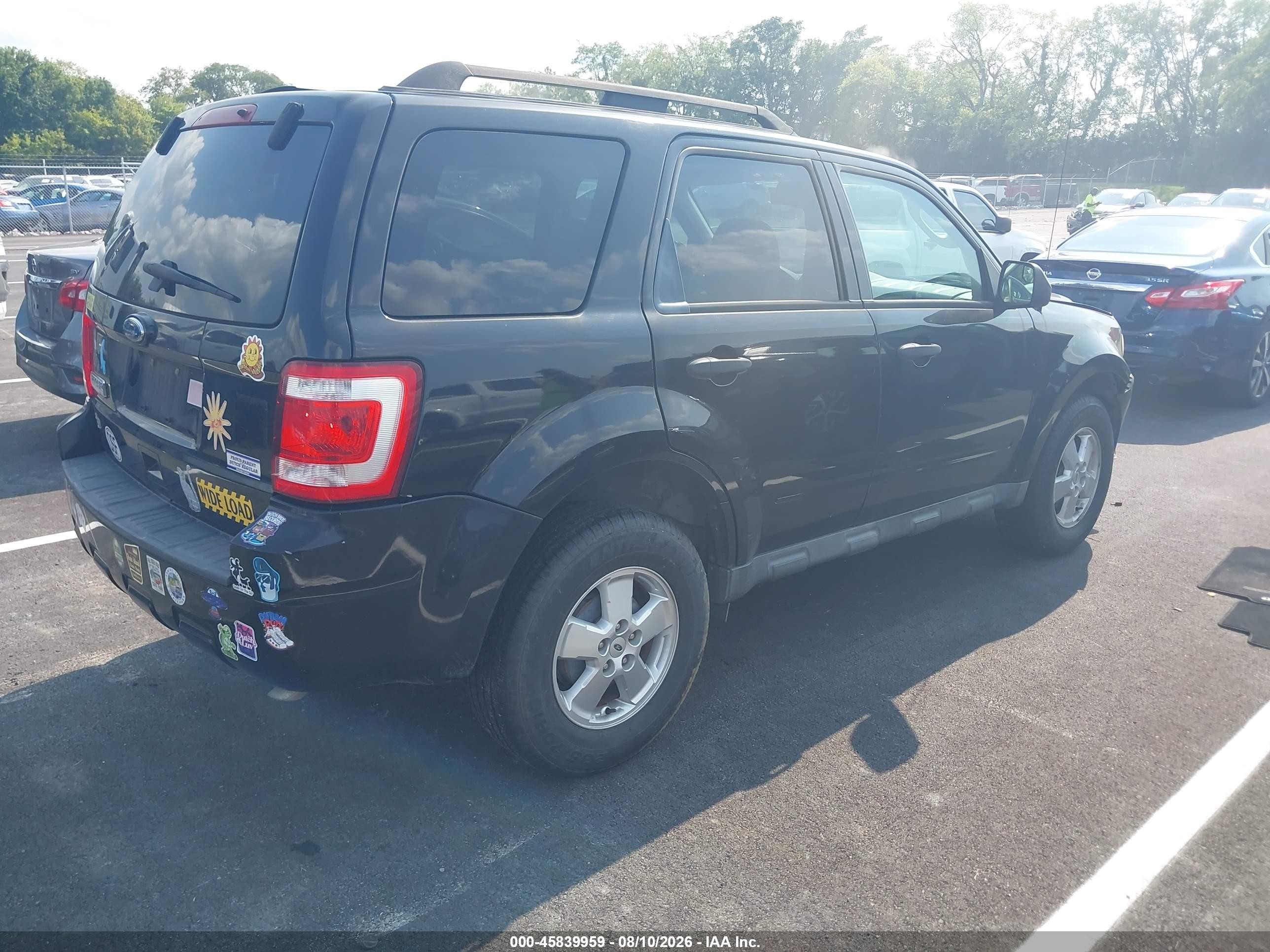 2011 Ford Escape Xlt Black vin: 1FMCU0D77BKA31385
