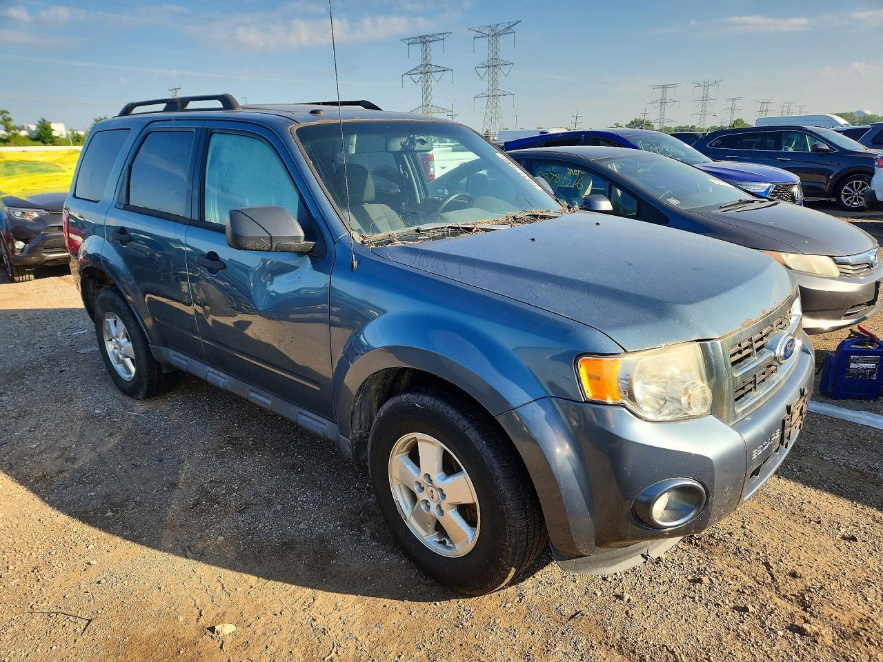 2011 Ford Escape Xlt Blue vin: 1FMCU0D77BKA54780