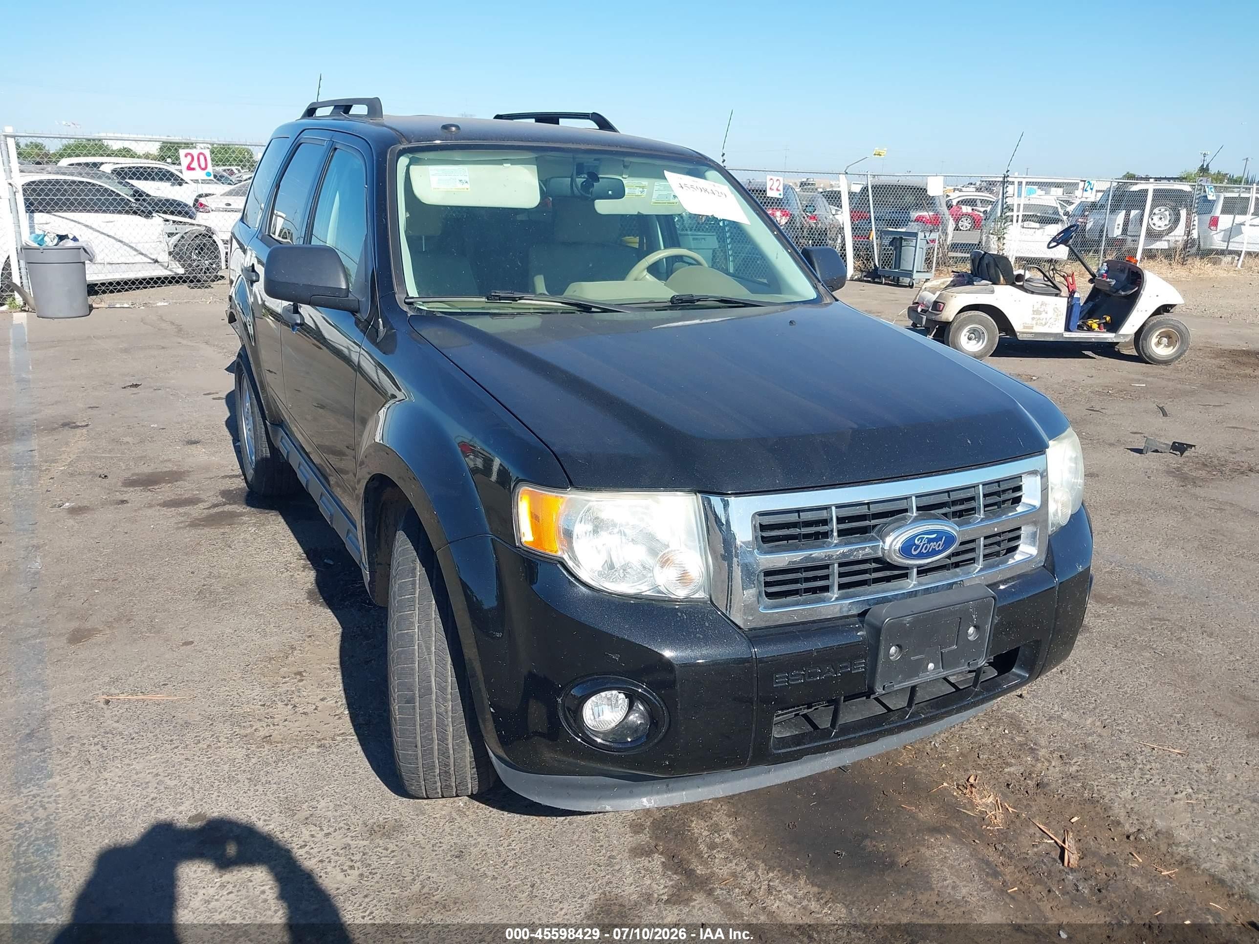 2011 Ford Escape Xlt Black vin: 1FMCU0D77BKB65586