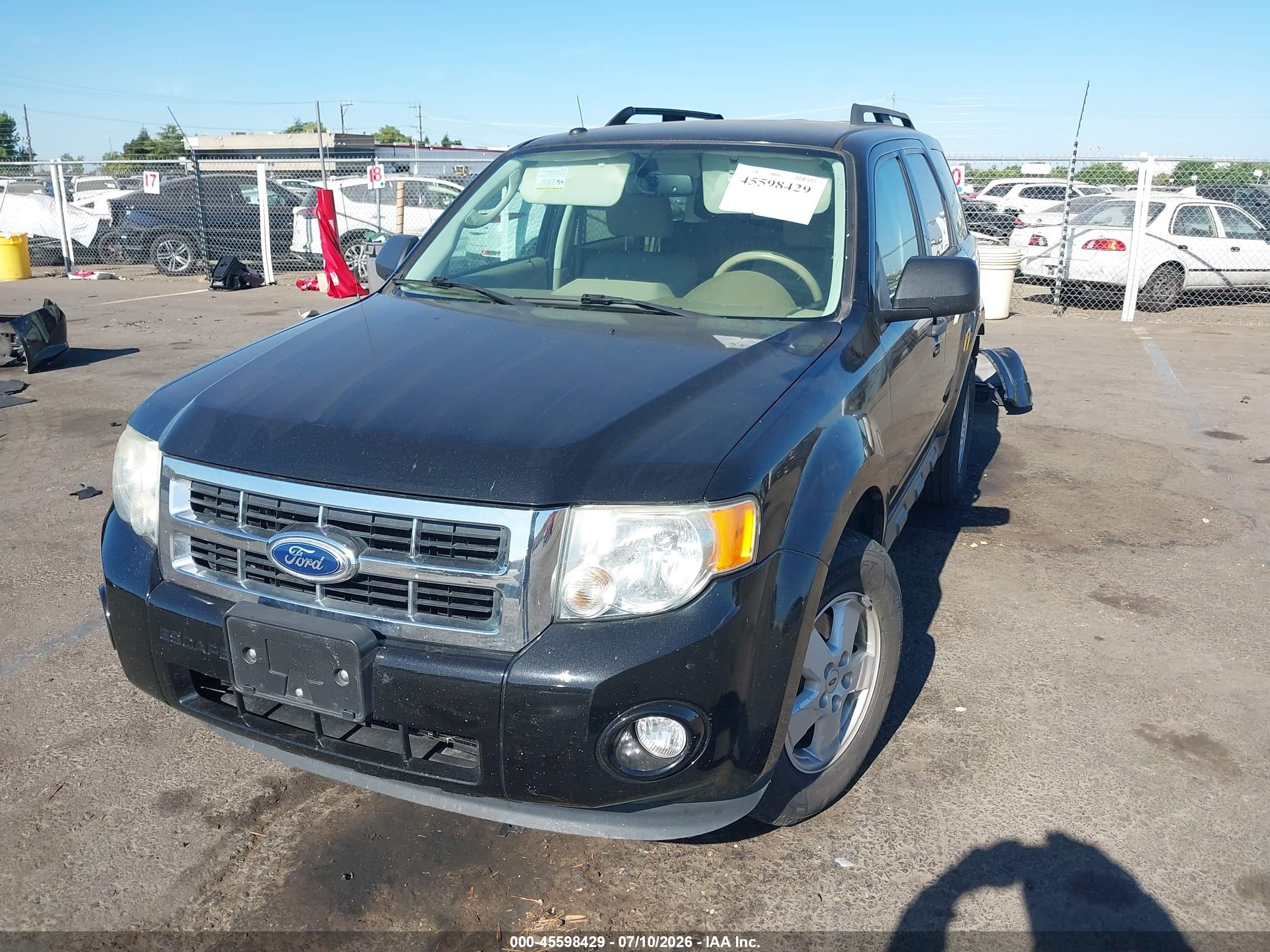 2011 Ford Escape Xlt Black vin: 1FMCU0D77BKB65586