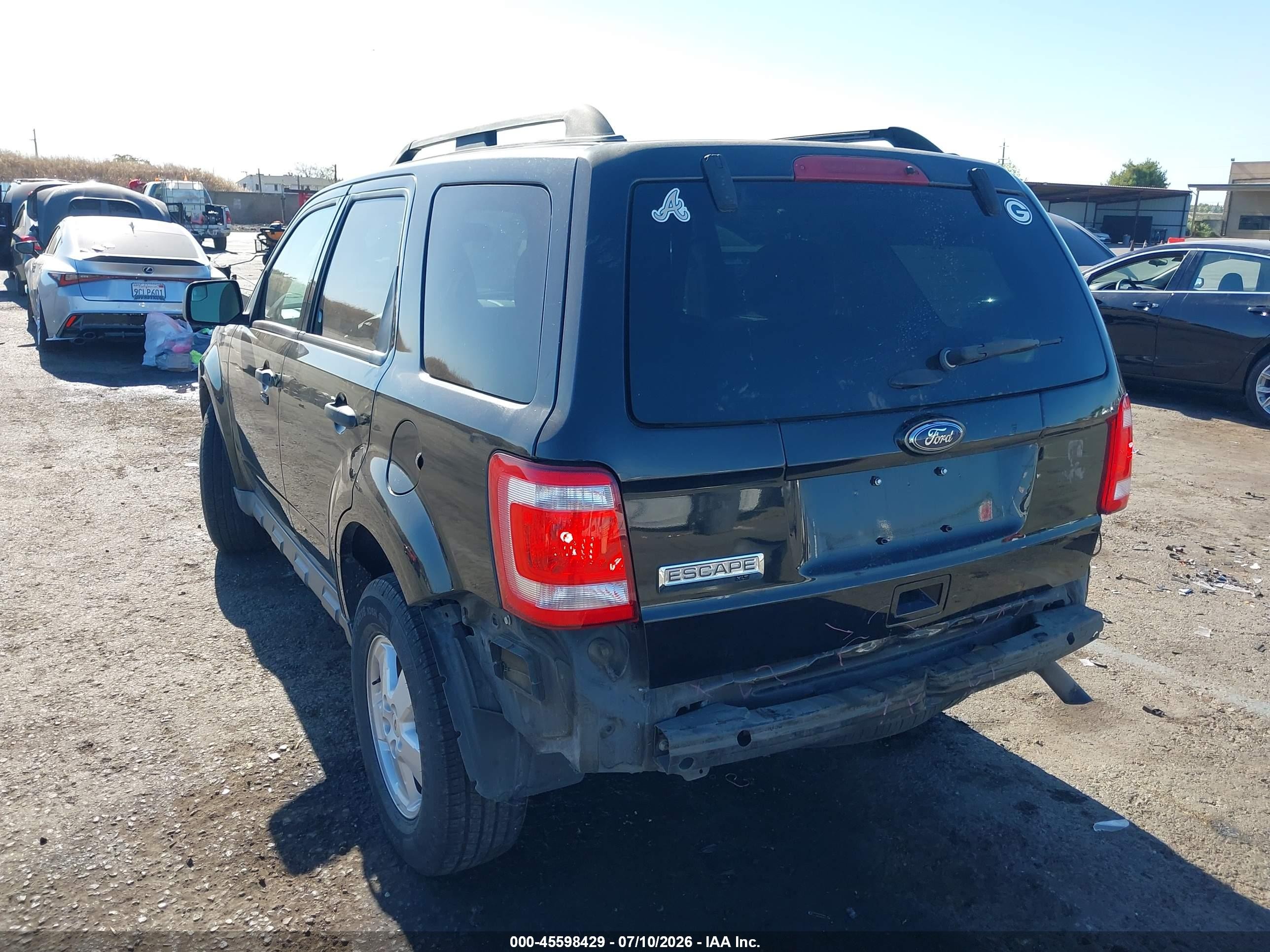 2011 Ford Escape Xlt Black vin: 1FMCU0D77BKB65586