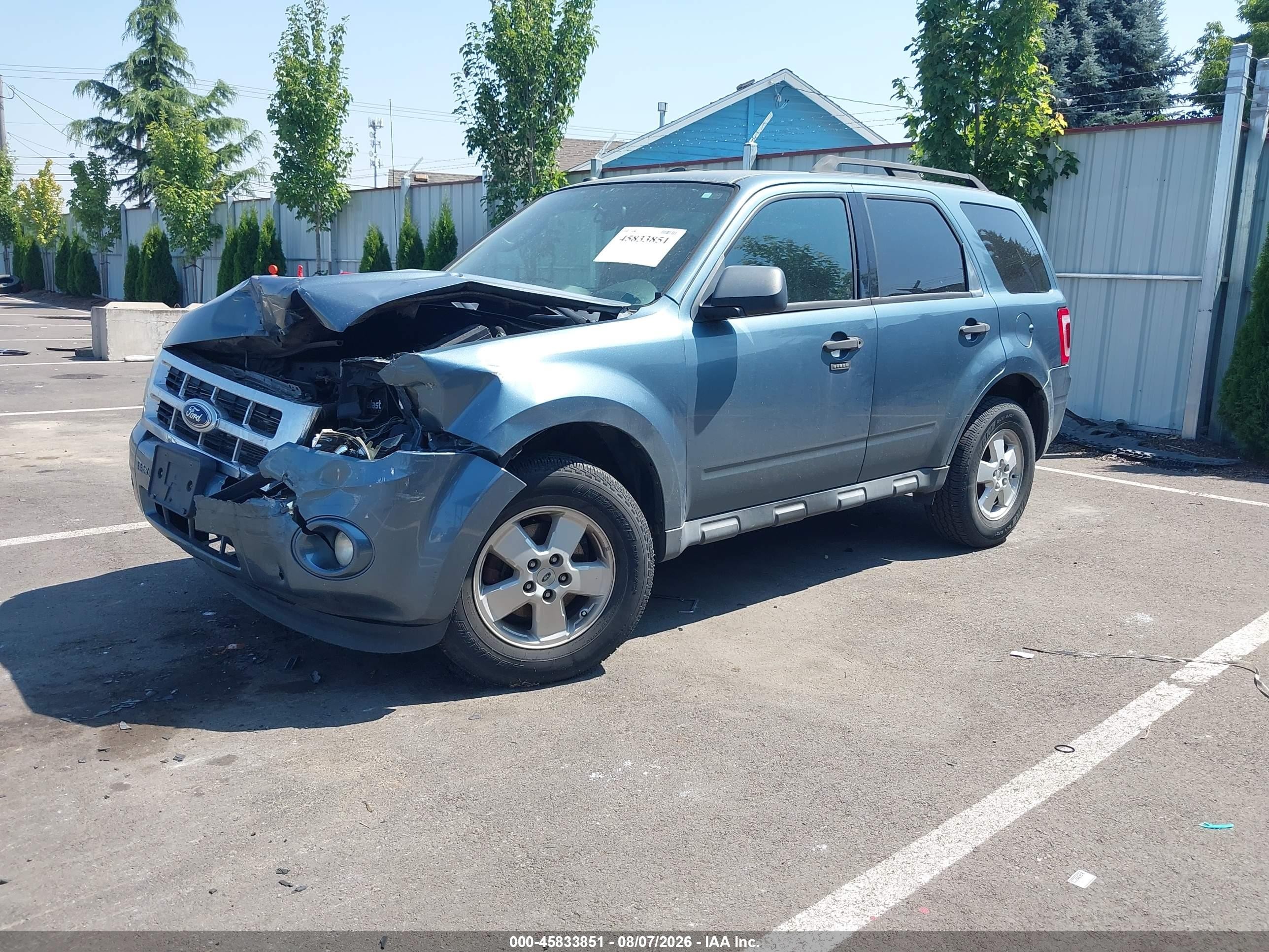 2011 Ford Escape Xlt Blue vin: 1FMCU0D77BKB66866
