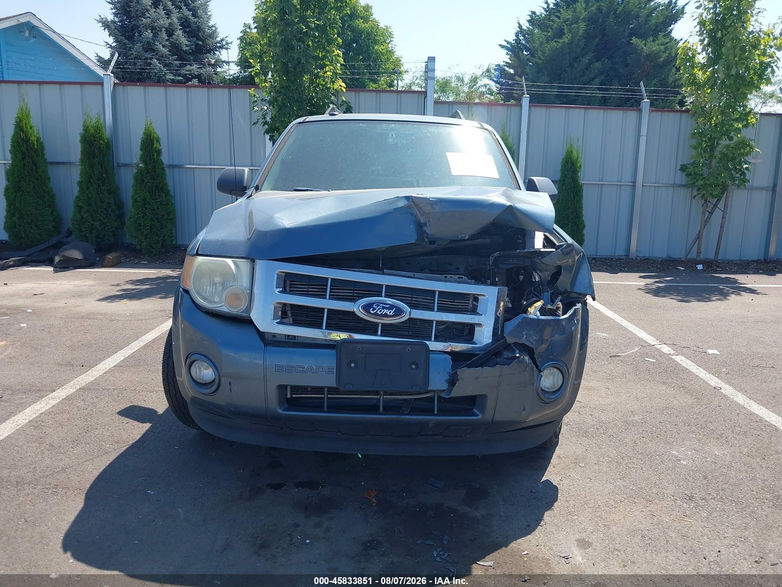 2011 Ford Escape Xlt Blue vin: 1FMCU0D77BKB66866