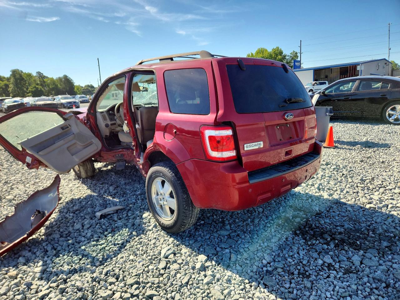 2011 Ford Escape Xlt Red vin: 1FMCU0D77BKB88687