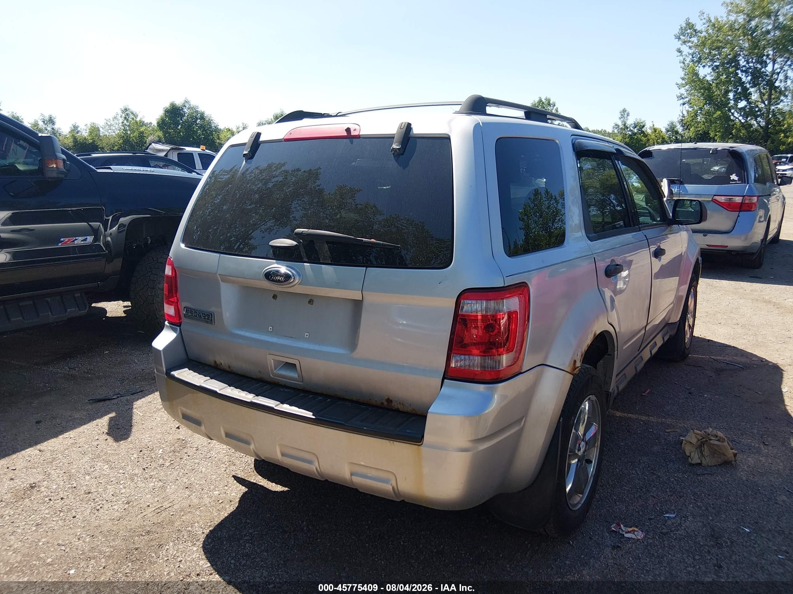 2012 Ford Escape Xlt Silver vin: 1FMCU0D77CKB77819